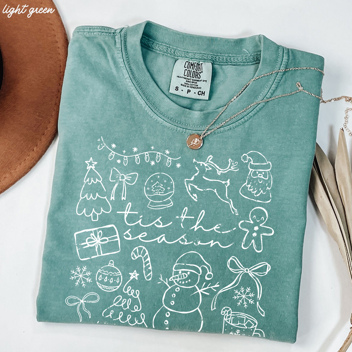Tis the Season Doodle Tee *10 Colors (S-3X)