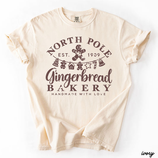 Gingerbread Bakery Tee *10 Colors (S-3X)