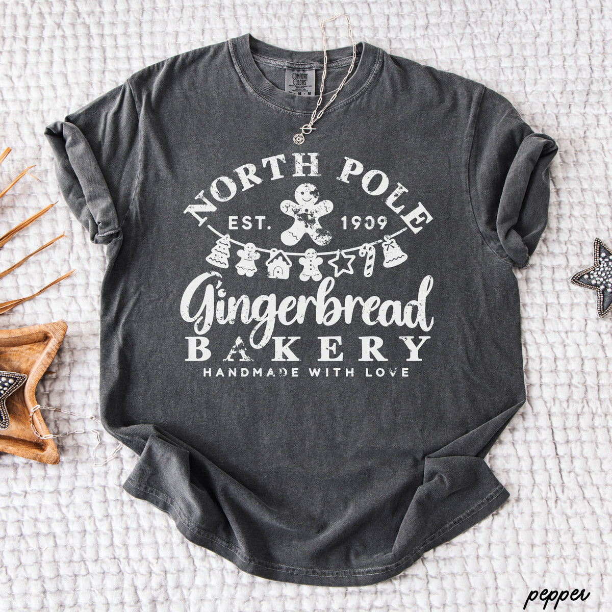 Gingerbread Bakery Tee *10 Colors (S-3X)