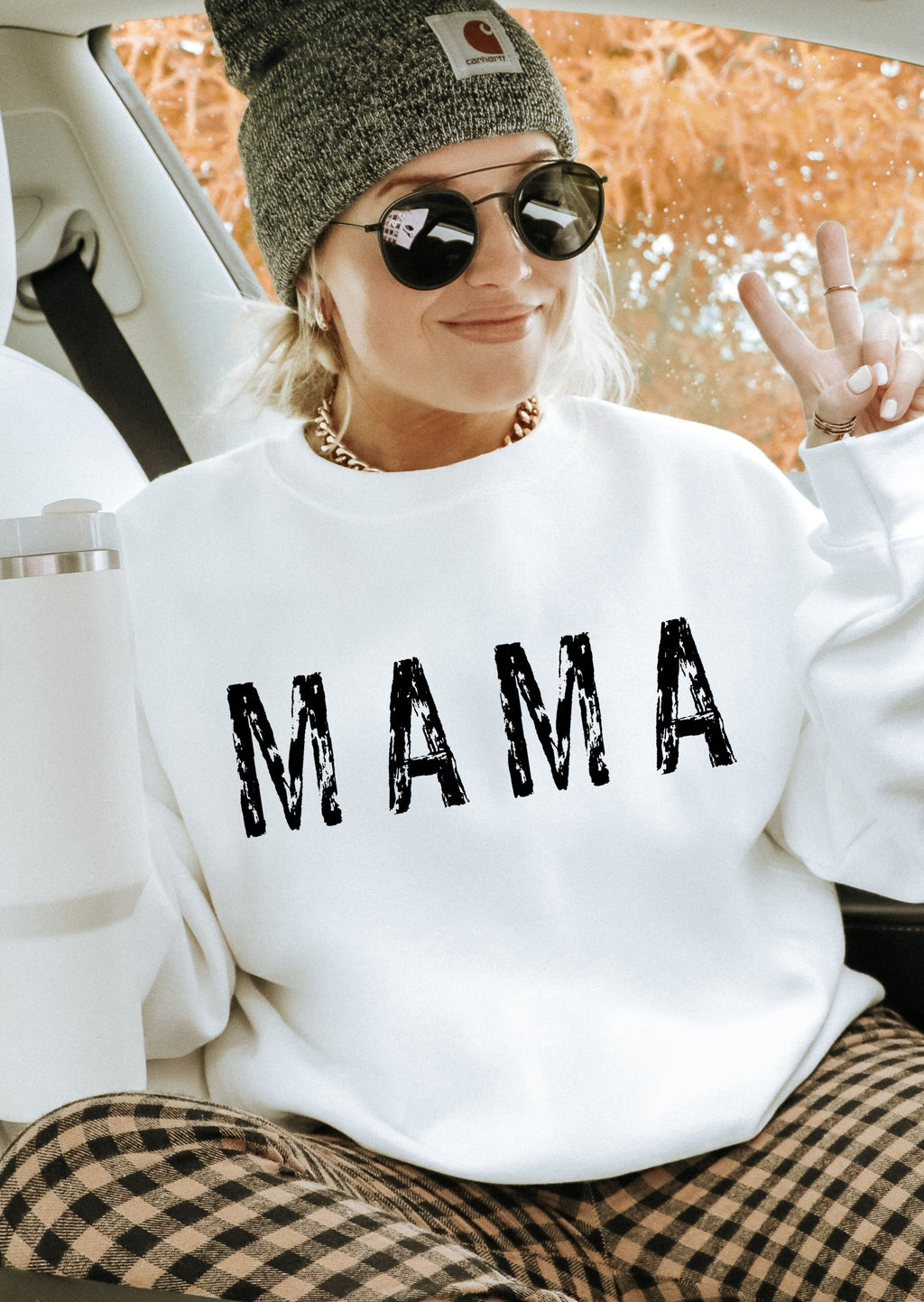 Mama Original Sweatshirt *White (S-3X)