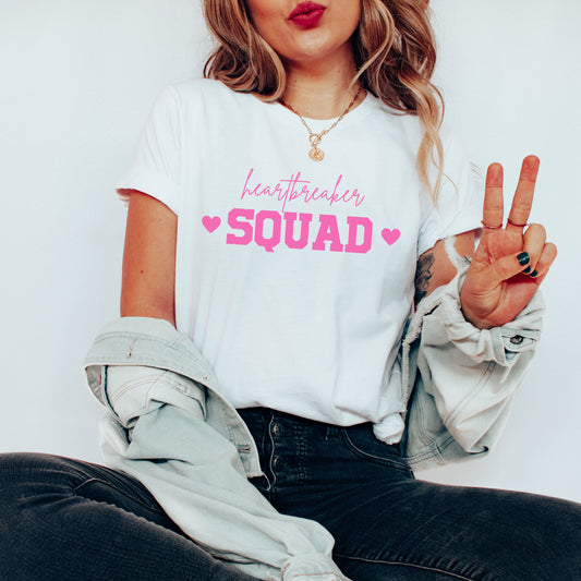 *Heartbreaker Squad Tee *WHITE (S-3X)