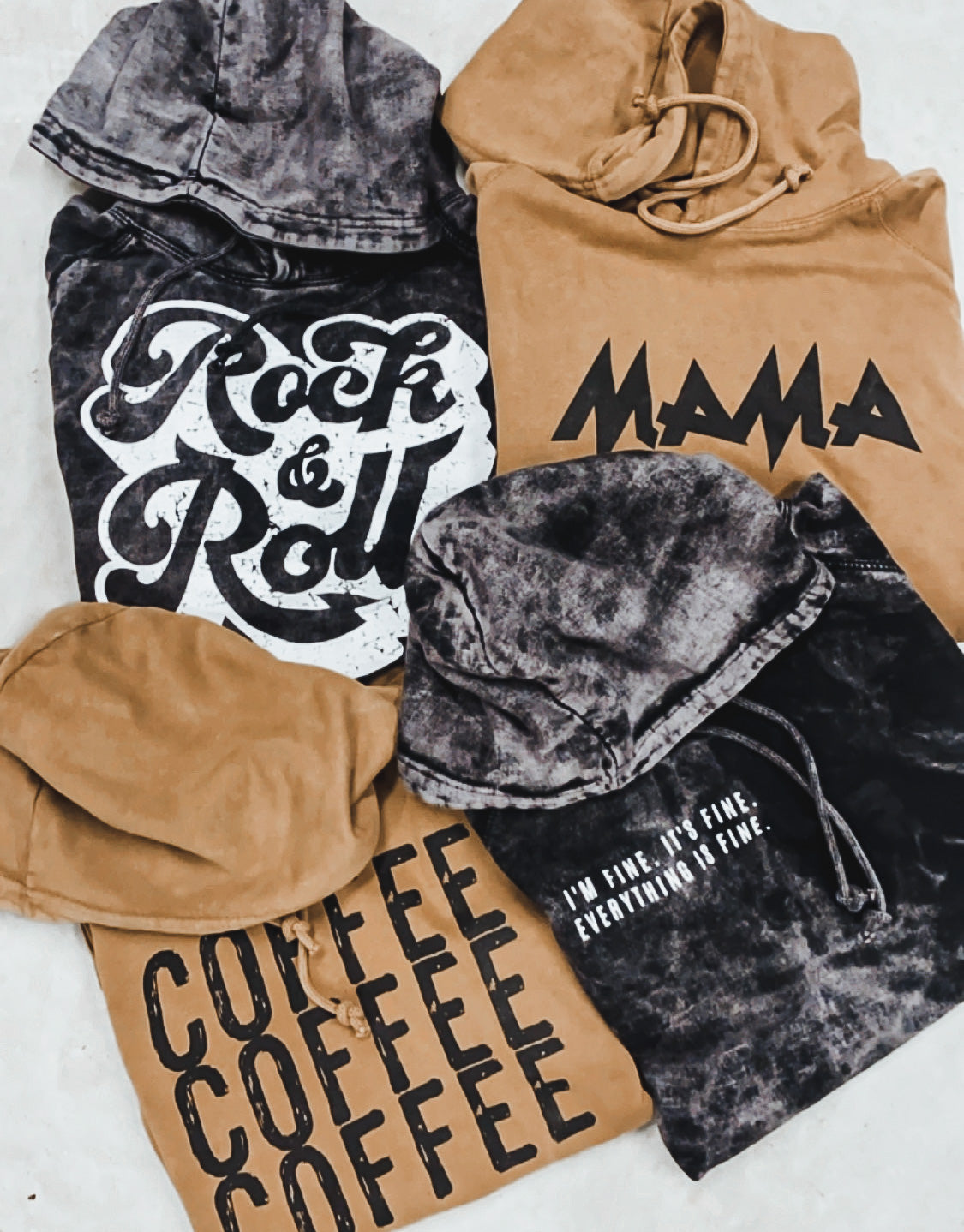 PRE-ORDER: Mama Vintage Raglan Hoodie *Camel (S-3X)