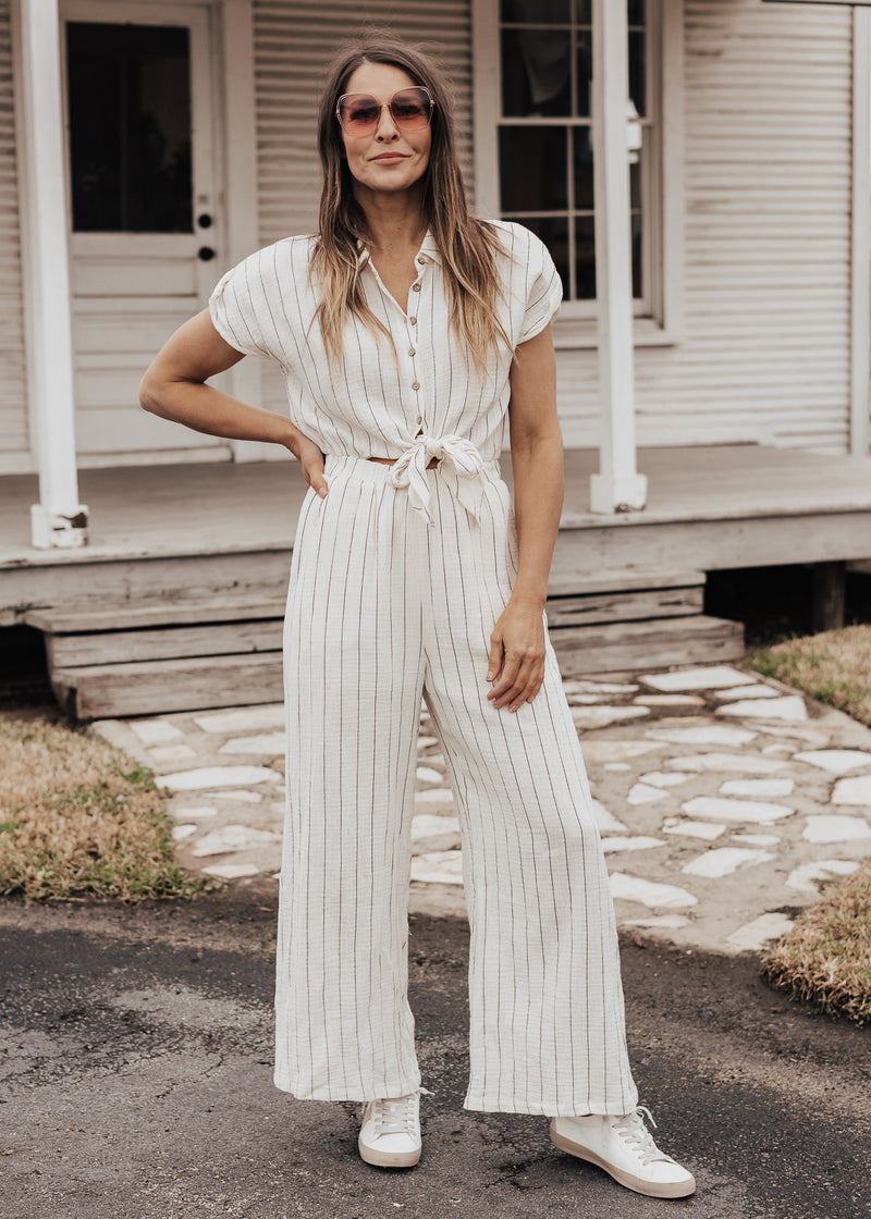 Striped Jumpsuits | SilkFred
