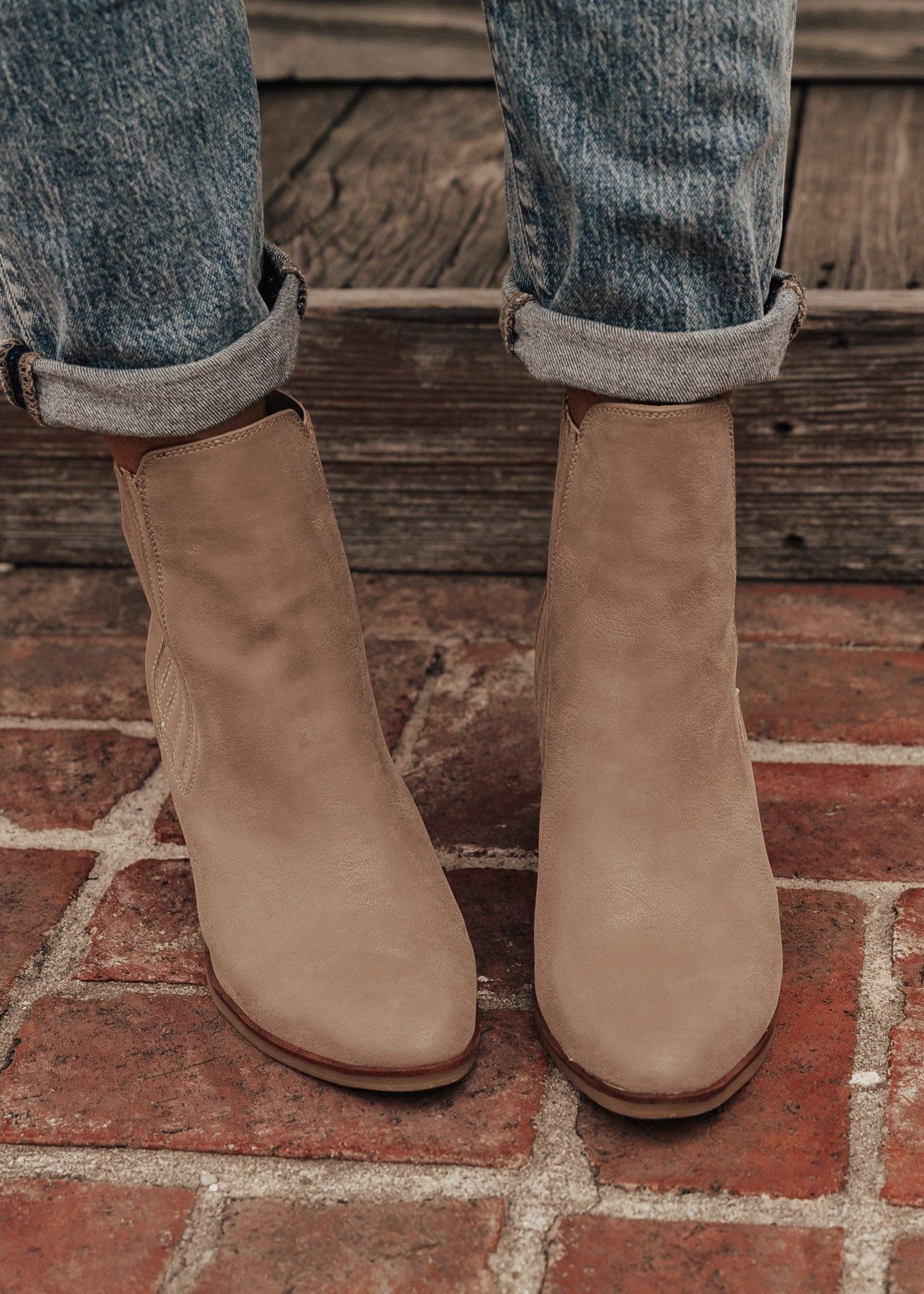 SIZE 10: Mia SANTOS Bootie (6-10) *STONE