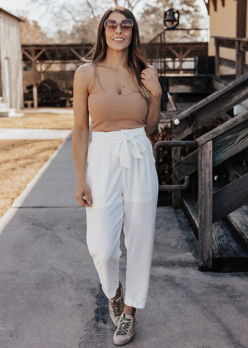 Angie Pants *OFF WHITE – Chloe Vs Tank The Boutique
