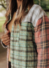 Plaid Quilted Shacket *MULTI