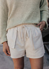 Tina Linen Shorts *OATMEAL