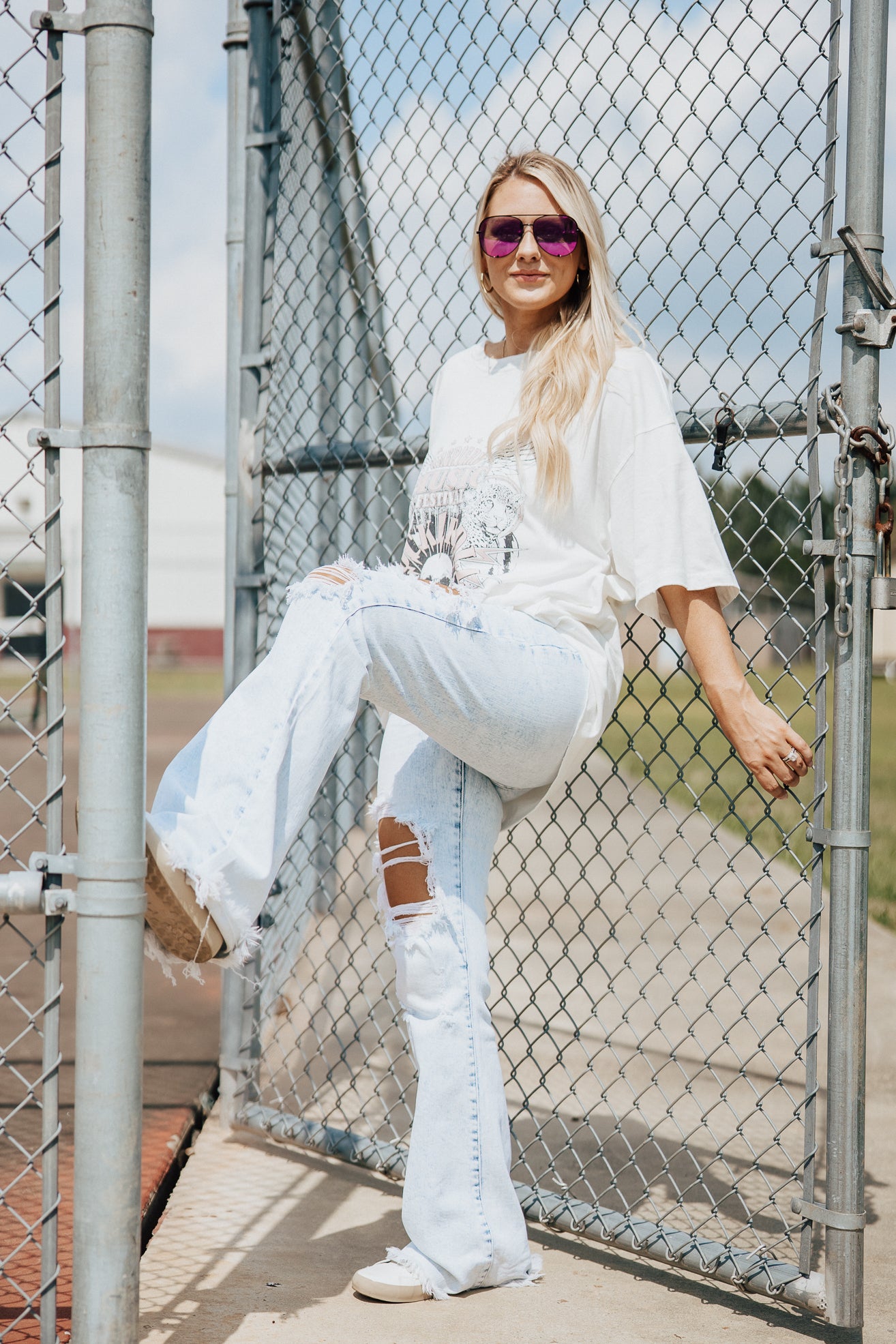 SIZE 3X: Risen PANGA Flare Jeans (1-15 & 1x-3x) *LIGHT WASH