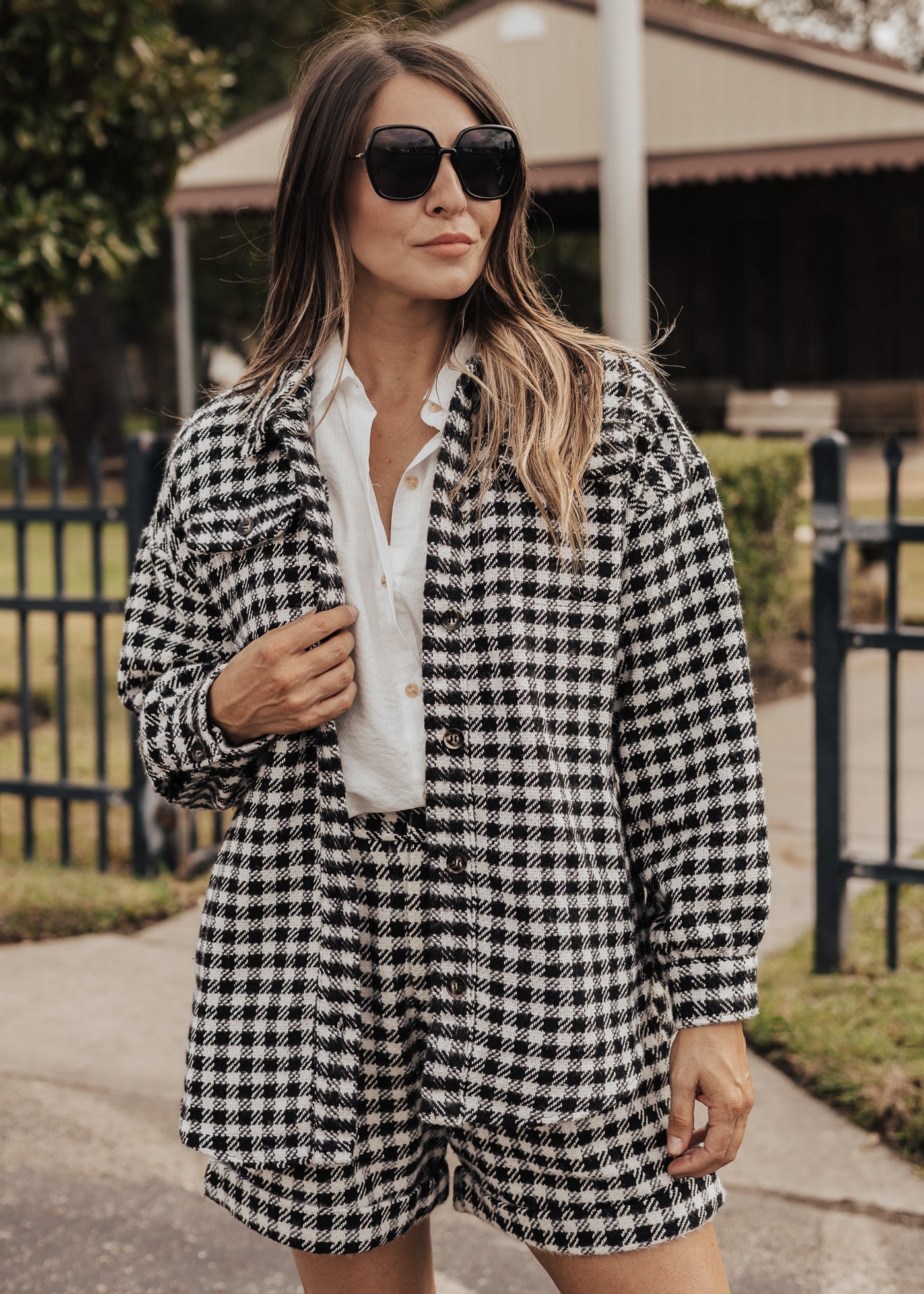 Gingham Jacket (S-XL & 1X-3X) *BLACK – Chloe Vs Tank The Gingham Jacket (S-XL & 1X-3X) *BLACK – Chloe Vs Tank The