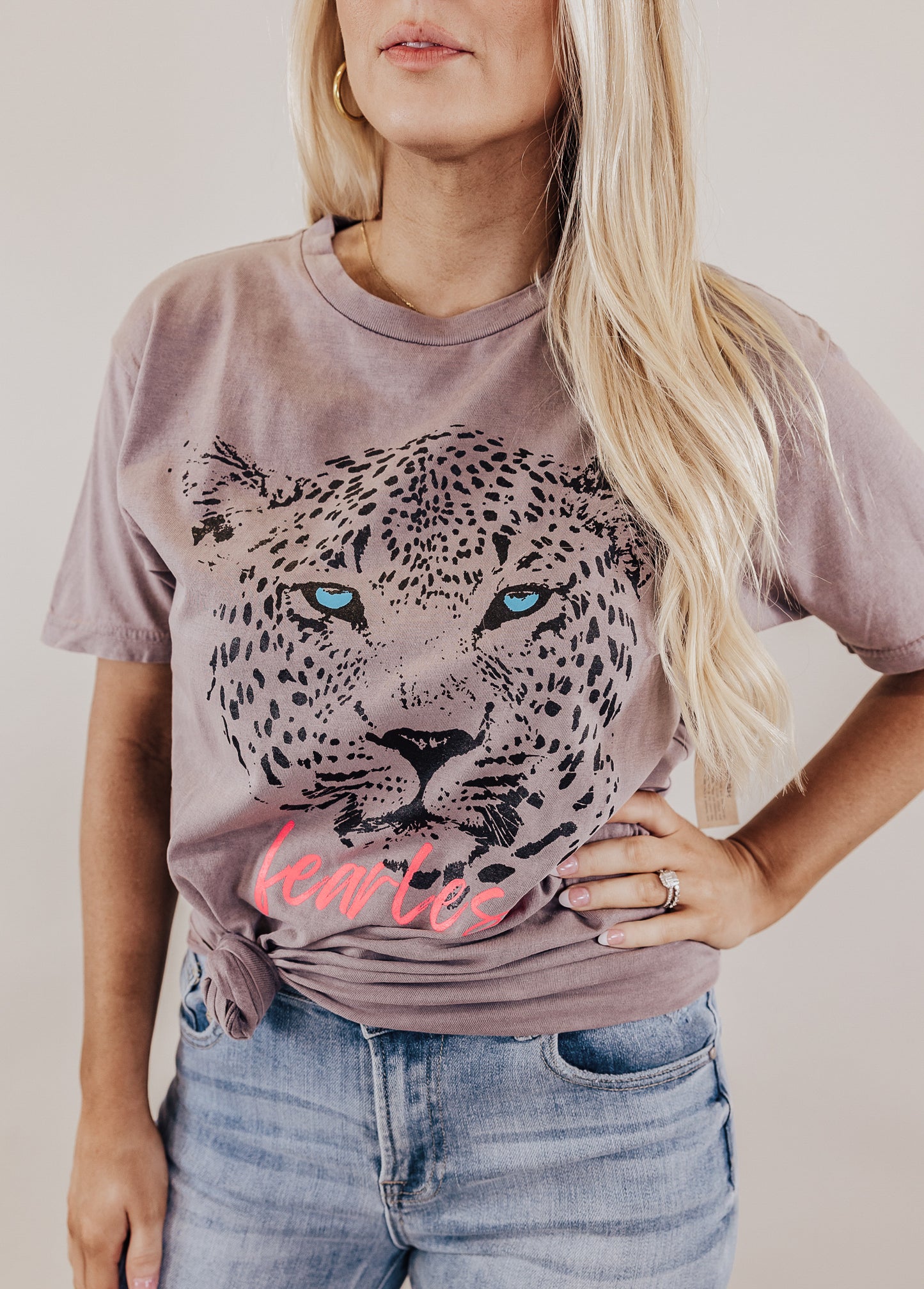 PRE-ORDER: Fearless Eyes Tee *Vintage Zinc (S-3X)