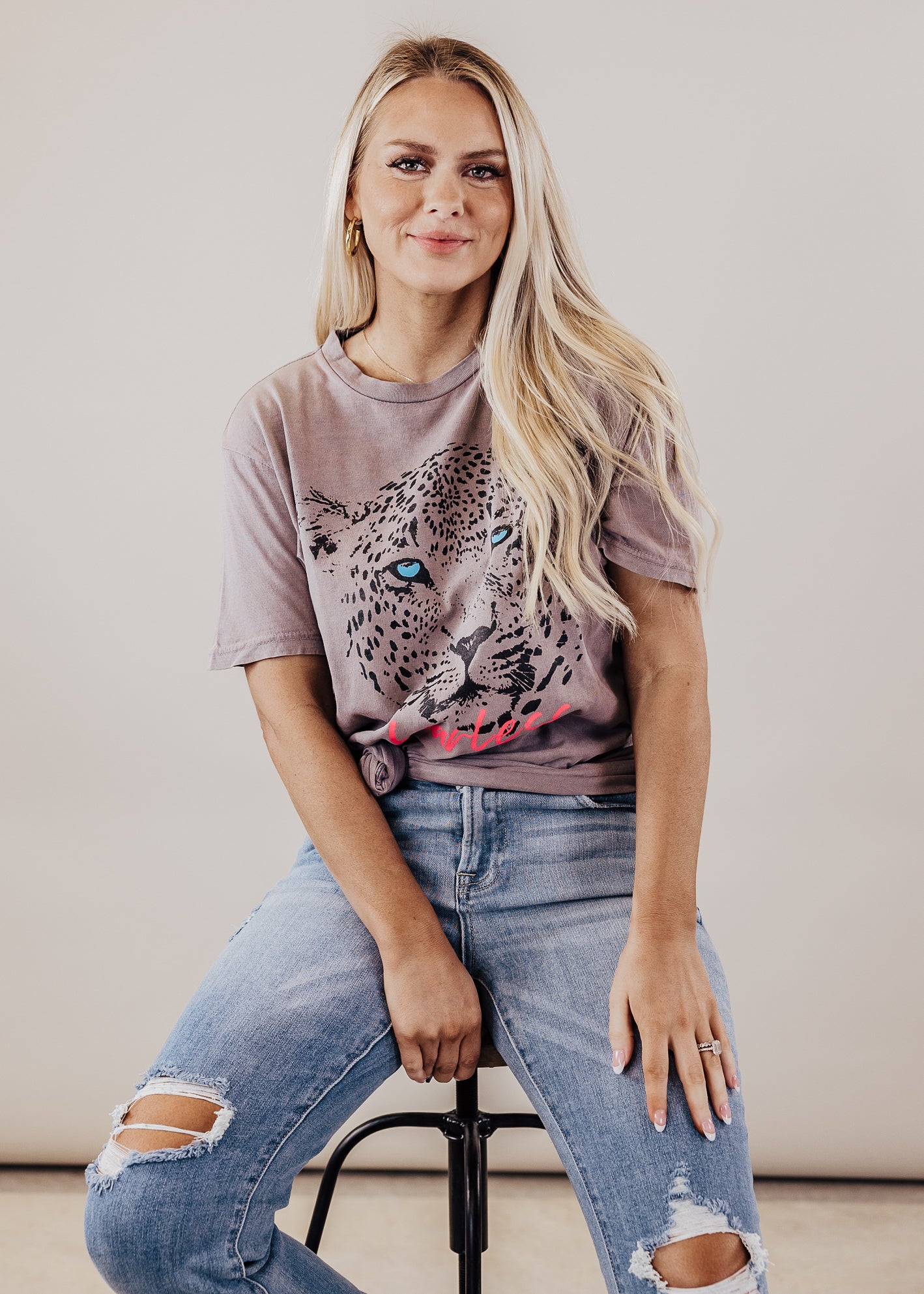 PRE-ORDER: Fearless Eyes Tee *Vintage Zinc (S-3X)