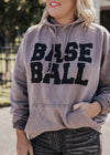 Pre-Order: Baseball Vintage Raglan Hoodie *Zinc (Grey/Purple) (S-3X)