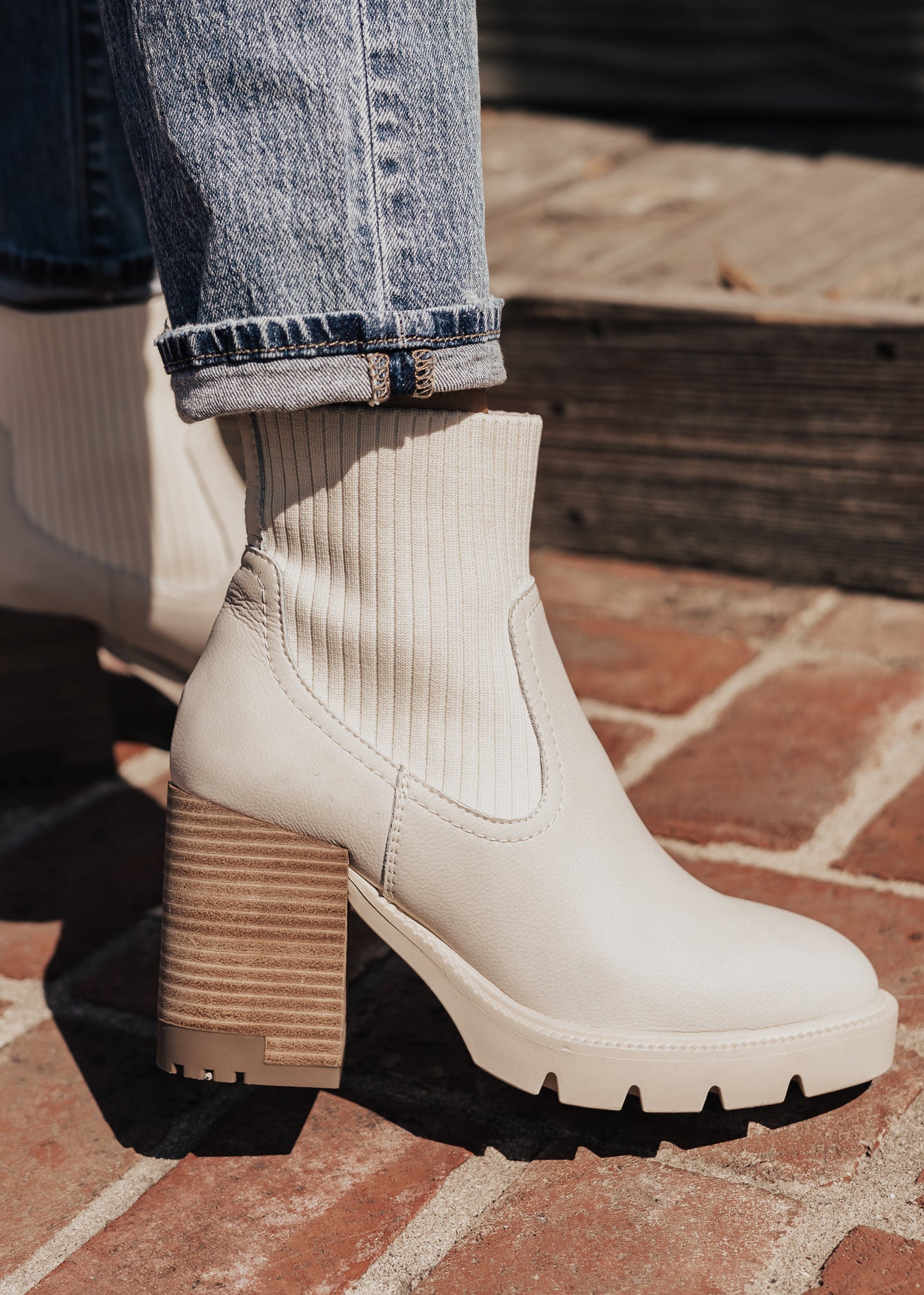 SIZE 6.5, 7, 8.5, 9, 11: Vintage Havana Boot VEDDER (6-11) *OFF WHITE