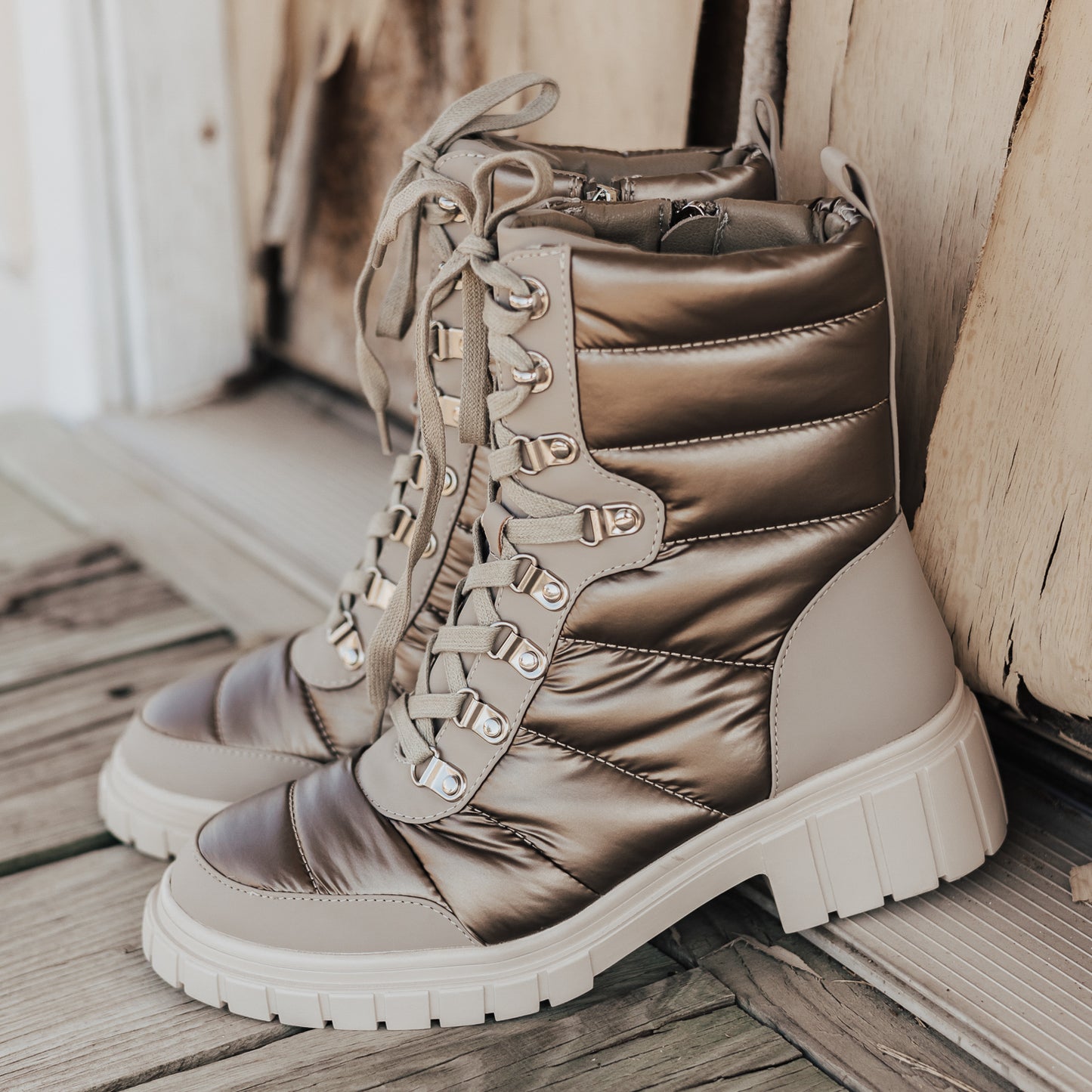 SIZE 6, 6.5, 7.5, 10, 11: Vintage Havana WILCO Boot (6-11) *CHAMPAGNE