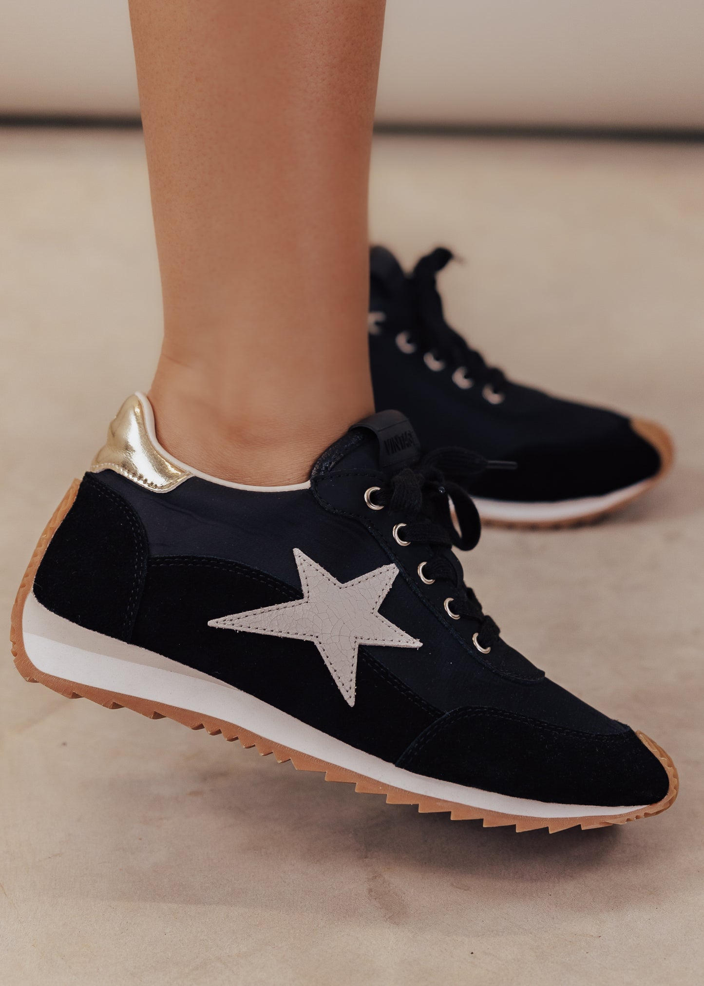 SIZE 6: Vintage Havana Shooter Shoe (6-11) *BLACK/GOLD