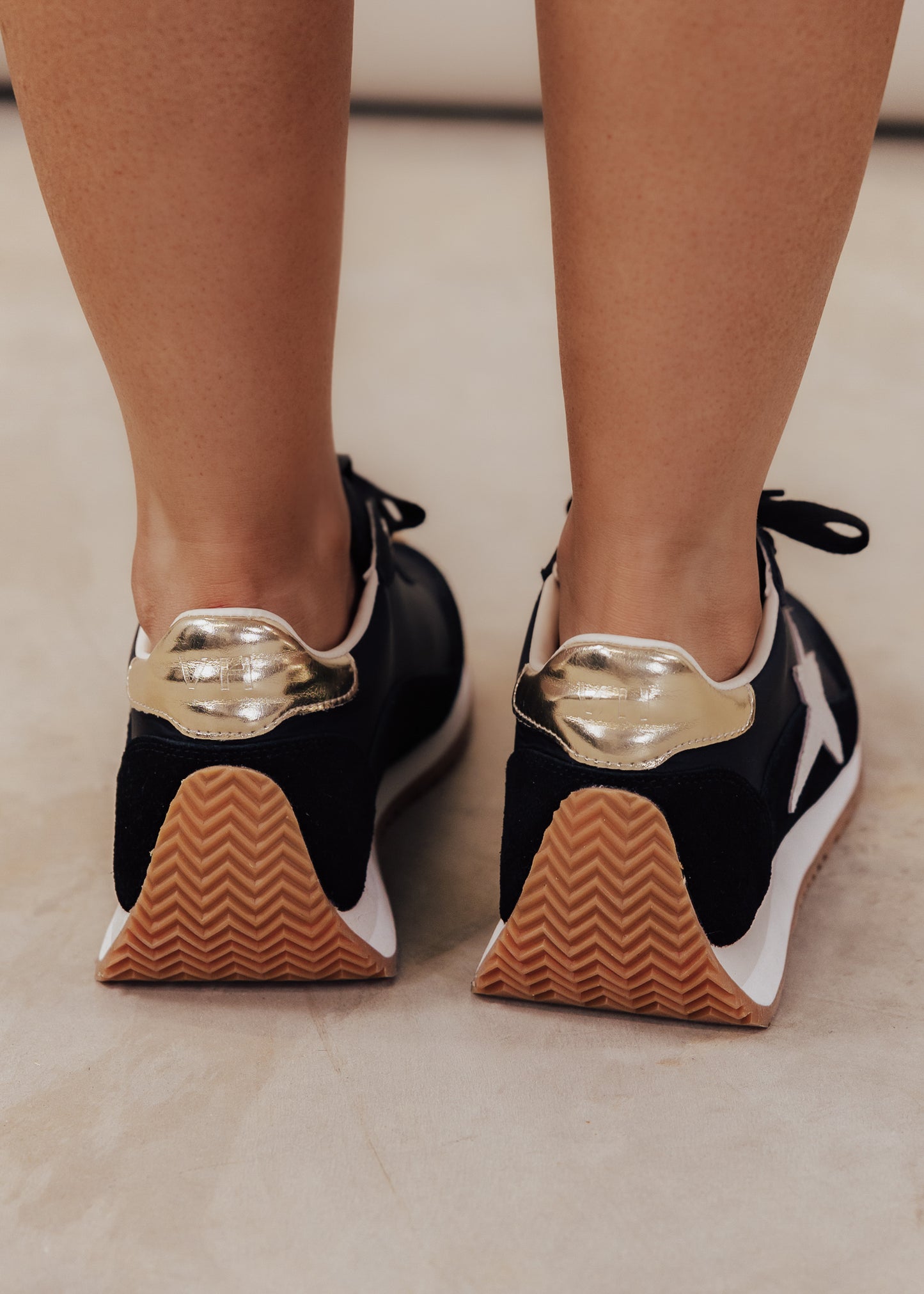 SIZE 6: Vintage Havana Shooter Shoe (6-11) *BLACK/GOLD