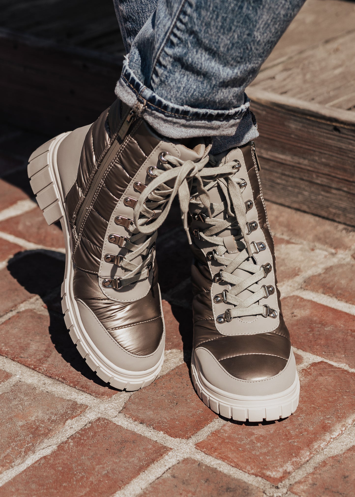 SIZE 6, 6.5, 7.5, 10, 11: Vintage Havana WILCO Boot (6-11) *CHAMPAGNE