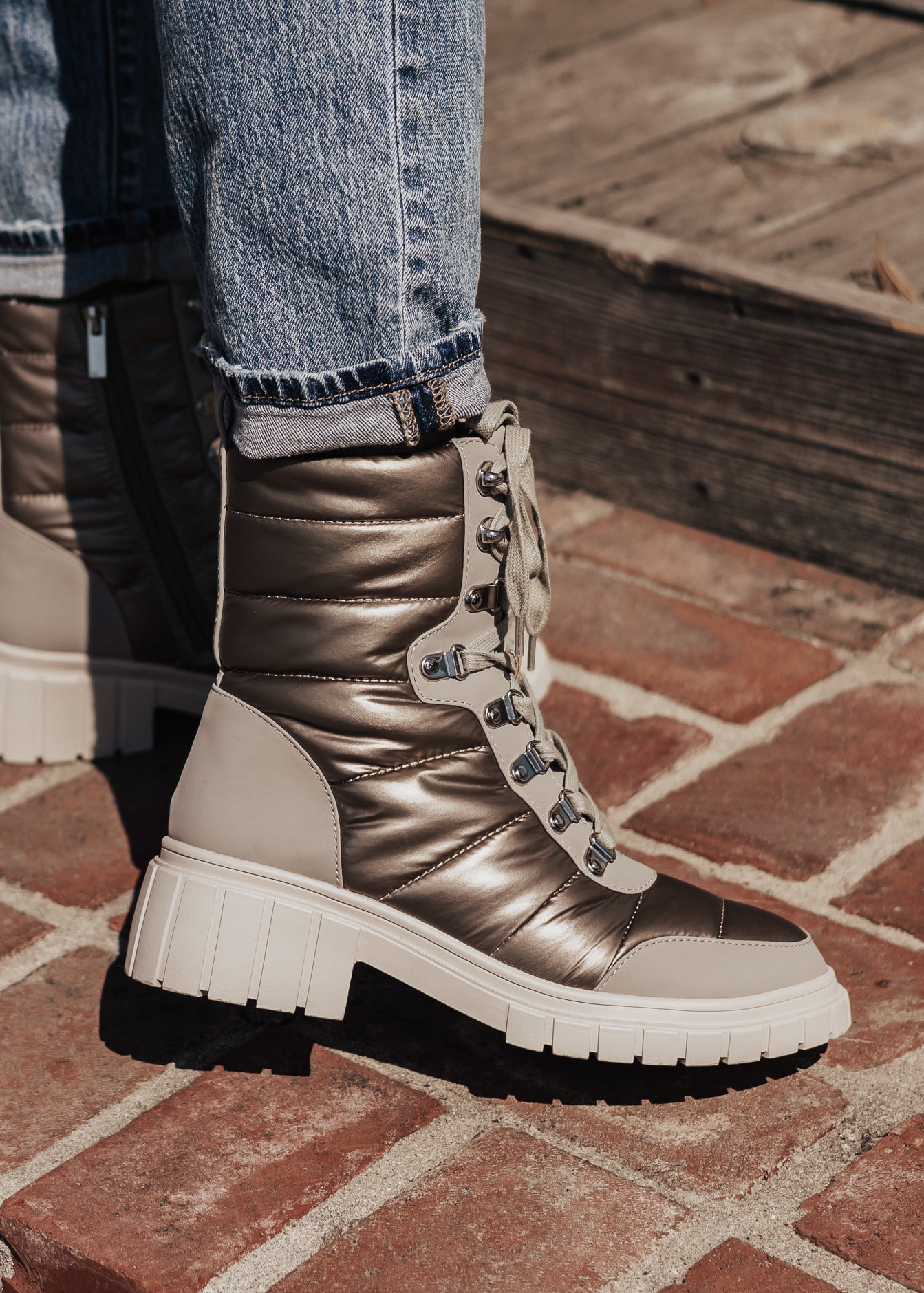 SIZE 6, 6.5, 7.5, 10, 11: Vintage Havana WILCO Boot (6-11) *CHAMPAGNE