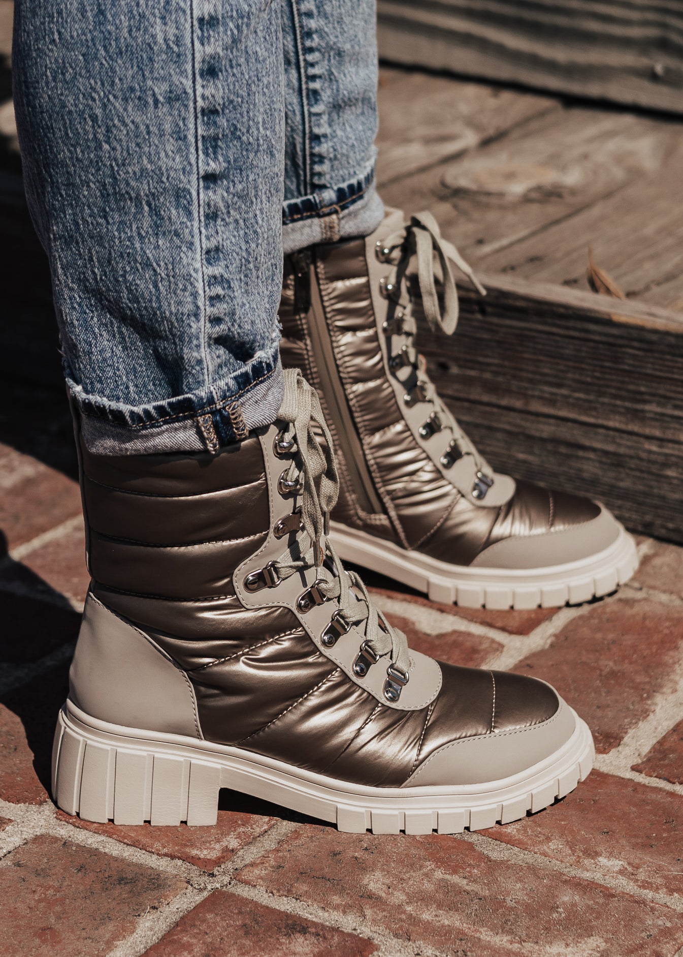 SIZE 6, 6.5, 7.5, 10, 11: Vintage Havana WILCO Boot (6-11) *CHAMPAGNE