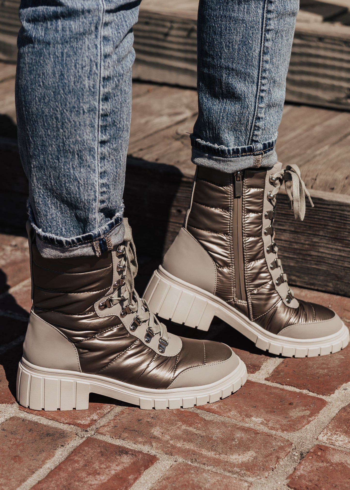 SIZE 6, 6.5, 7.5, 10, 11: Vintage Havana WILCO Boot (6-11) *CHAMPAGNE