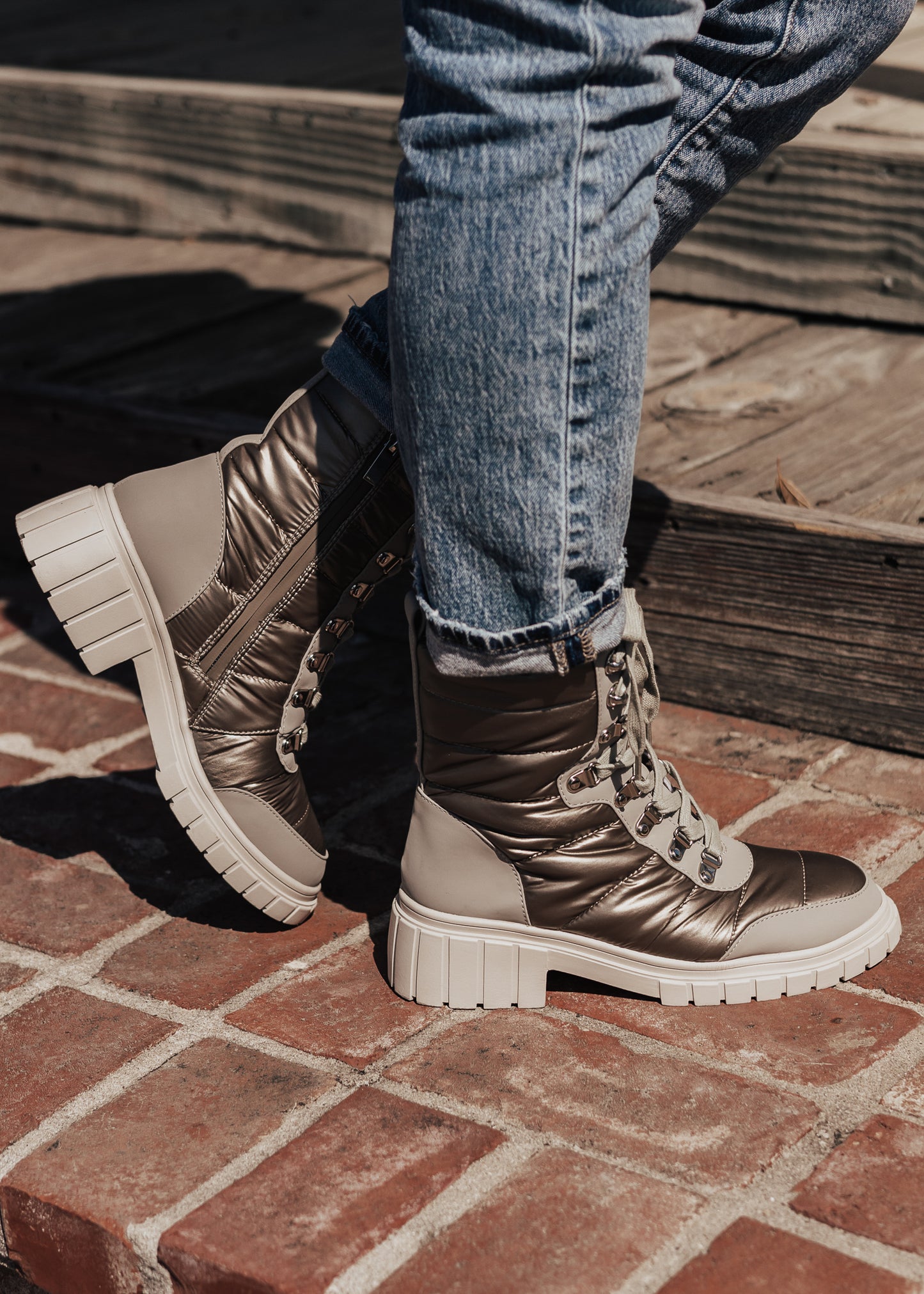 SIZE 6, 6.5, 7.5, 10, 11: Vintage Havana WILCO Boot (6-11) *CHAMPAGNE