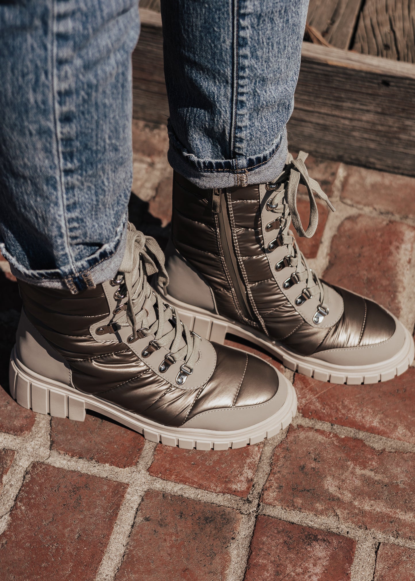 SIZE 6, 6.5, 7.5, 10, 11: Vintage Havana WILCO Boot (6-11) *CHAMPAGNE