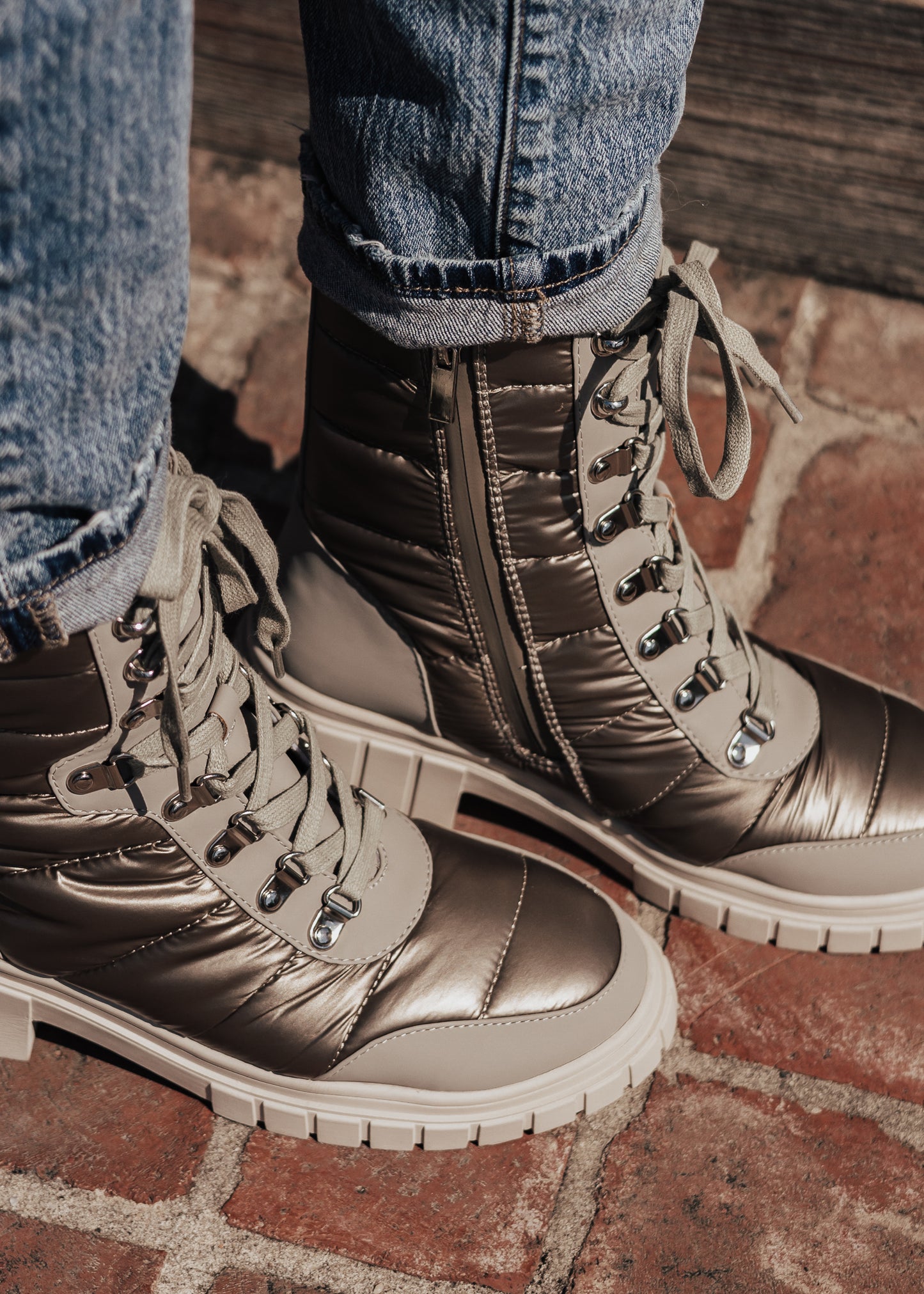 SIZE 6, 6.5, 7.5, 10, 11: Vintage Havana WILCO Boot (6-11) *CHAMPAGNE