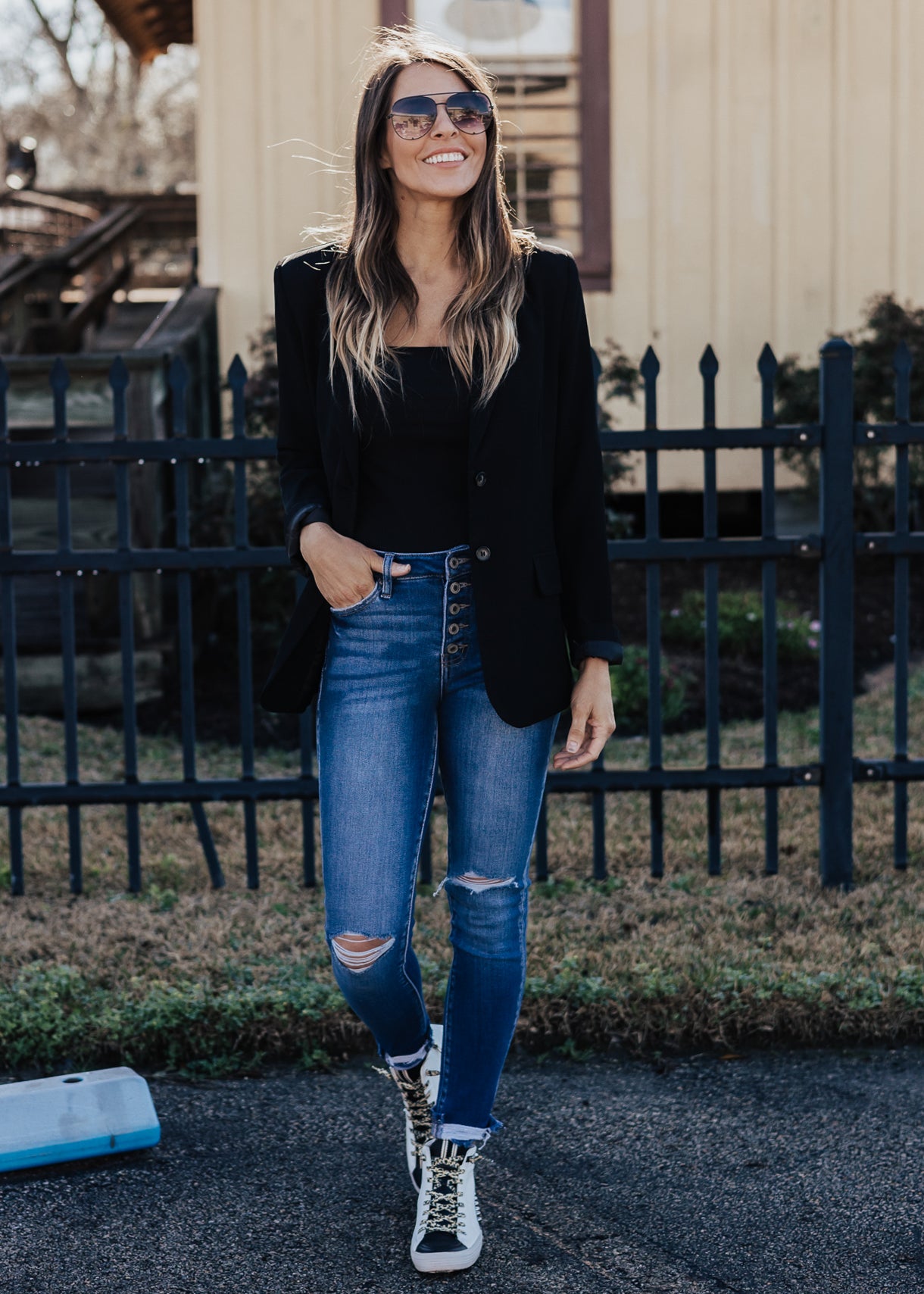 Morgan Blazer (S-XL & 1X-3X) *BLACK