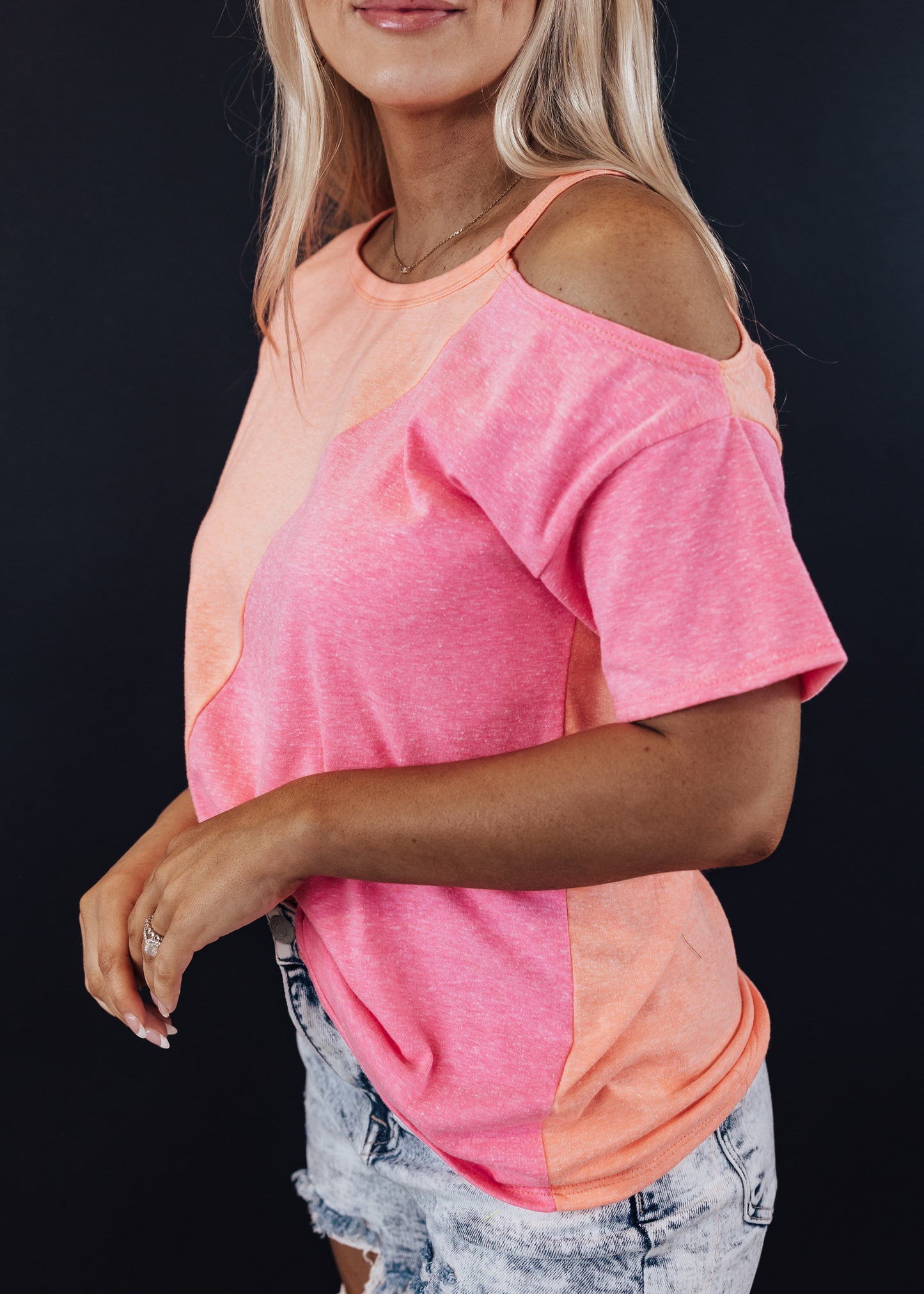 Neon Orange/Pink Top (S-XL)