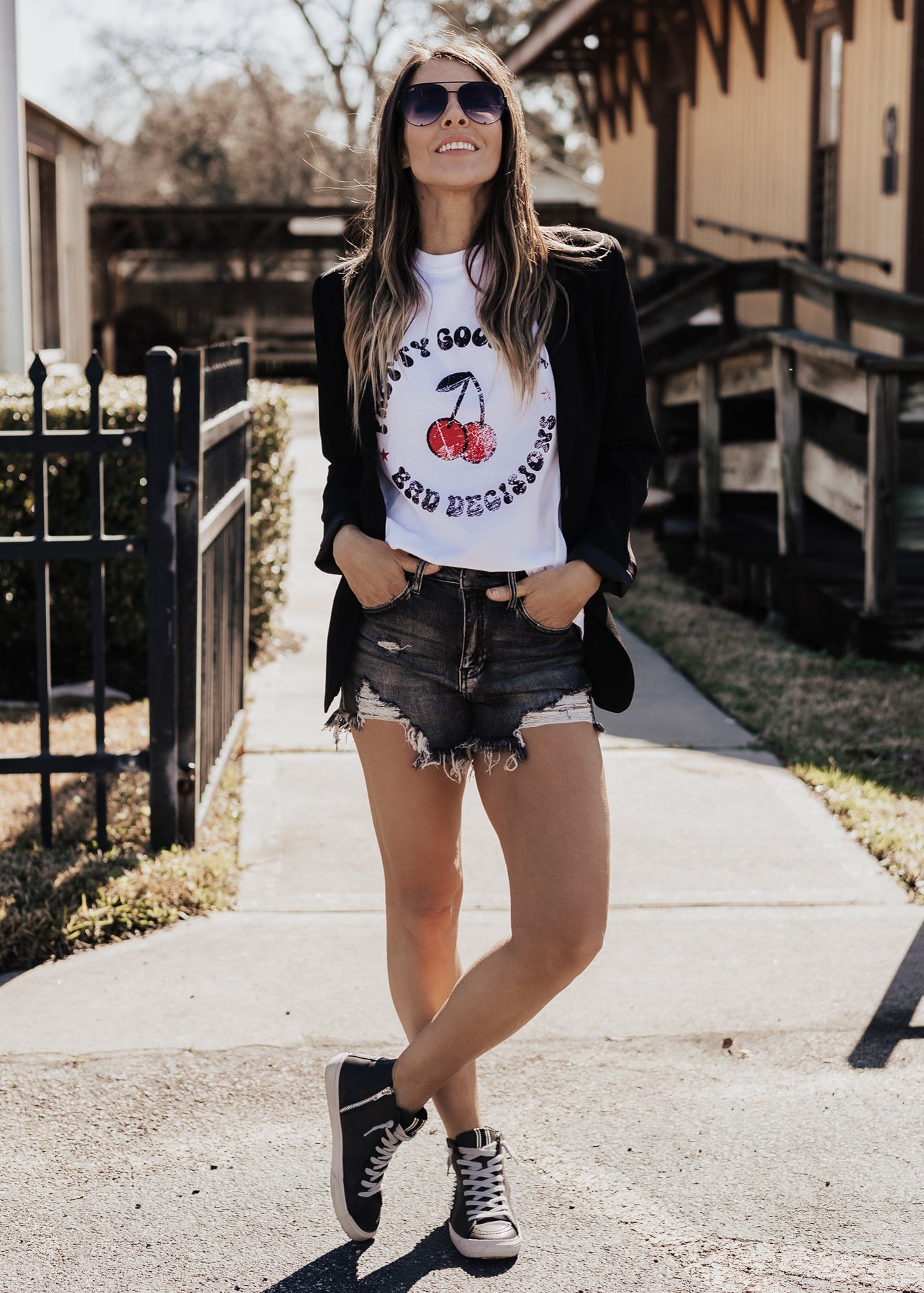 Morgan Blazer (S-XL & 1X-3X) *BLACK