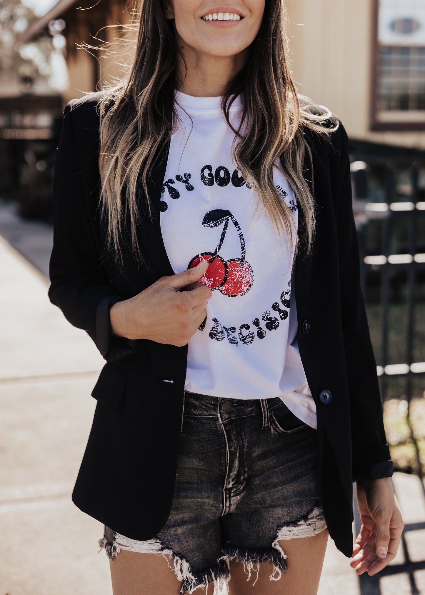 Morgan Blazer (S-XL & 1X-3X) *BLACK