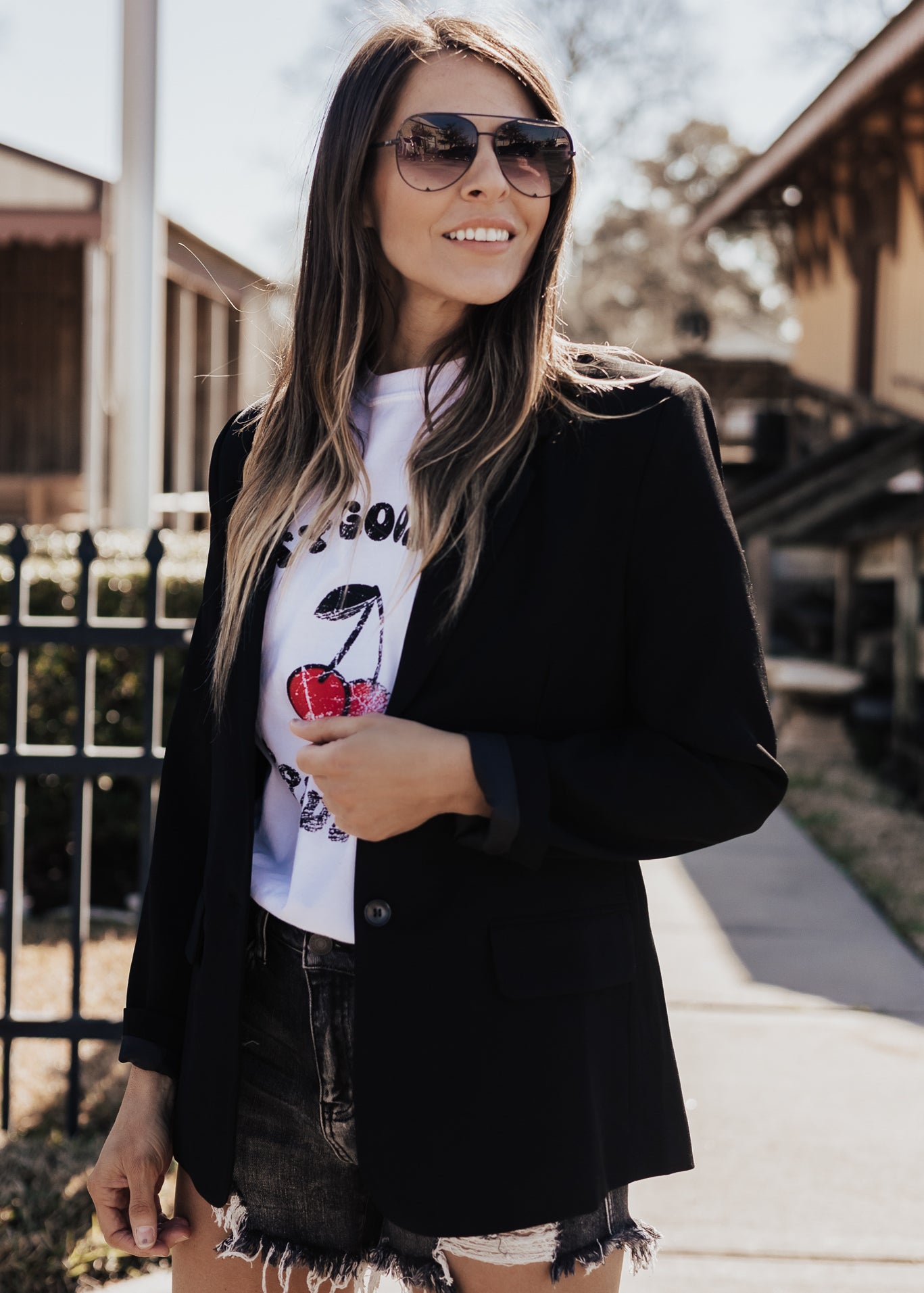 Morgan Blazer (S-XL & 1X-3X) *BLACK