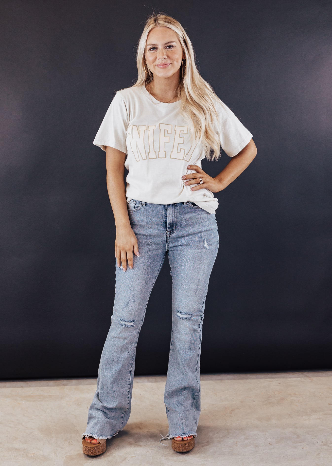 SIZE 1: Risen BORK Flare Jeans (1-15 & 1X-3X)