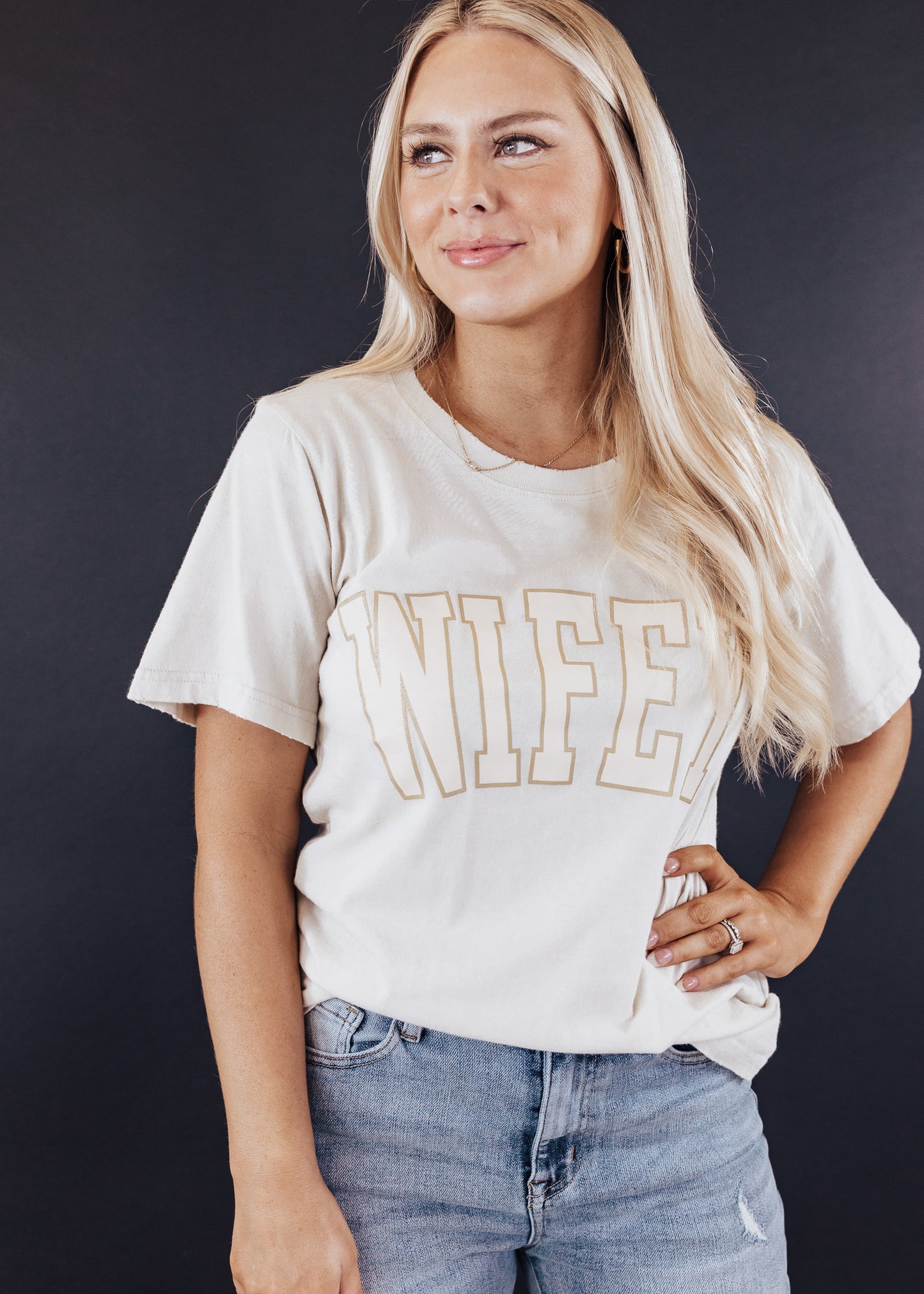 SMALL: #29 Wifey Top *KHAKI