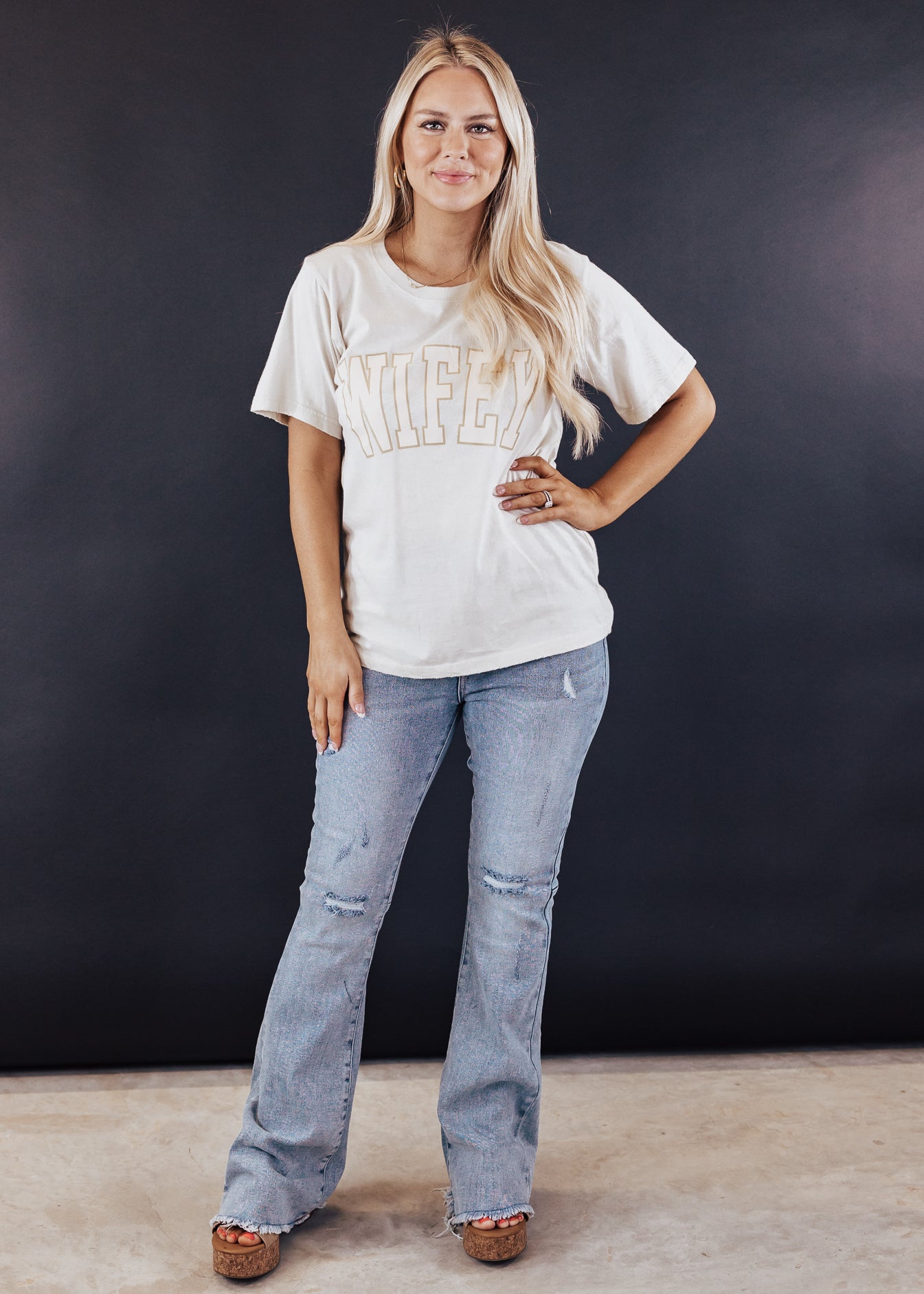 SMALL: #29 Wifey Top *KHAKI