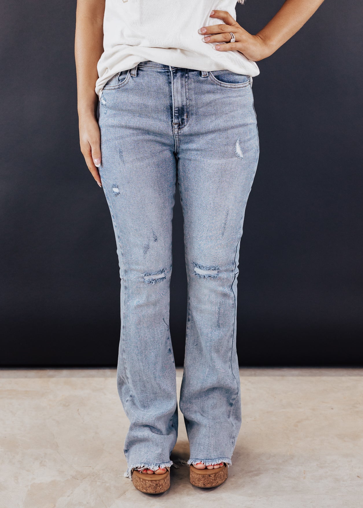 SIZE 1: Risen BORK Flare Jeans (1-15 & 1X-3X)