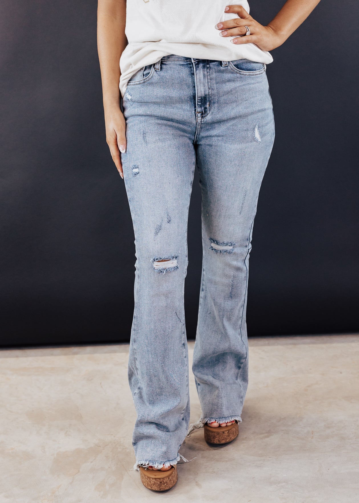 SIZE 1: Risen BORK Flare Jeans (1-15 & 1X-3X)