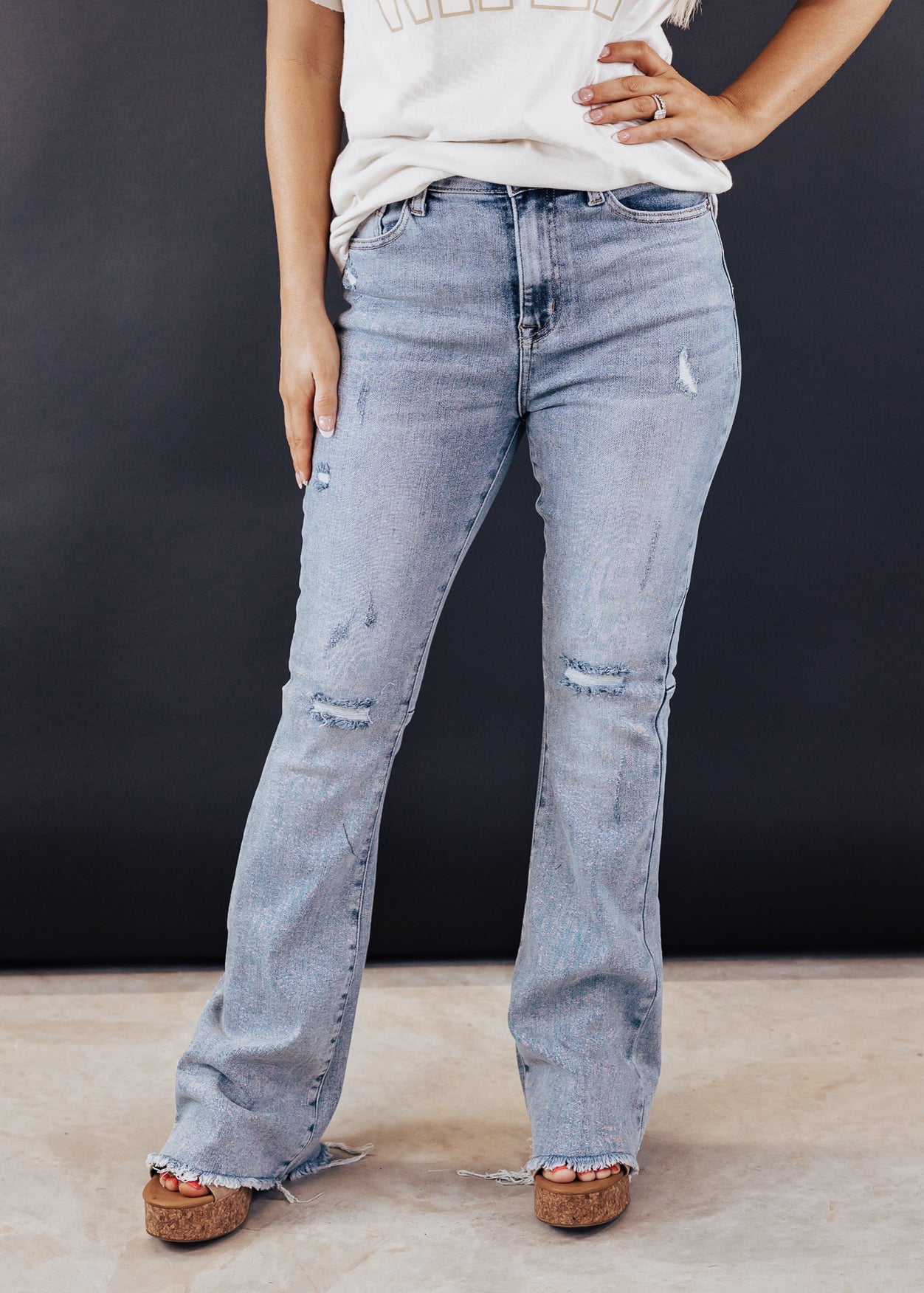 SIZE 1: Risen BORK Flare Jeans (1-15 & 1X-3X)