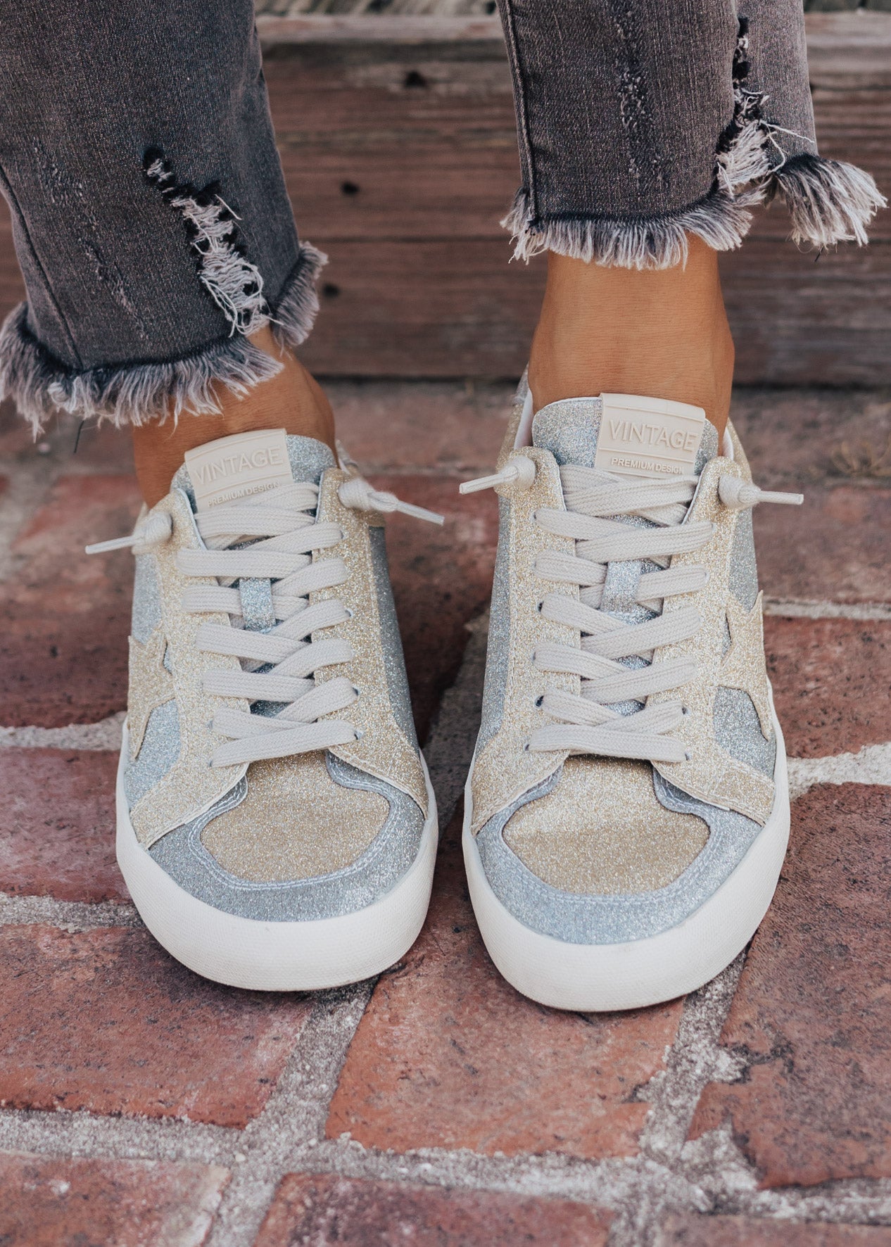 Vintage Havana KARA Shoe (6-11) *SILVER/GOLD