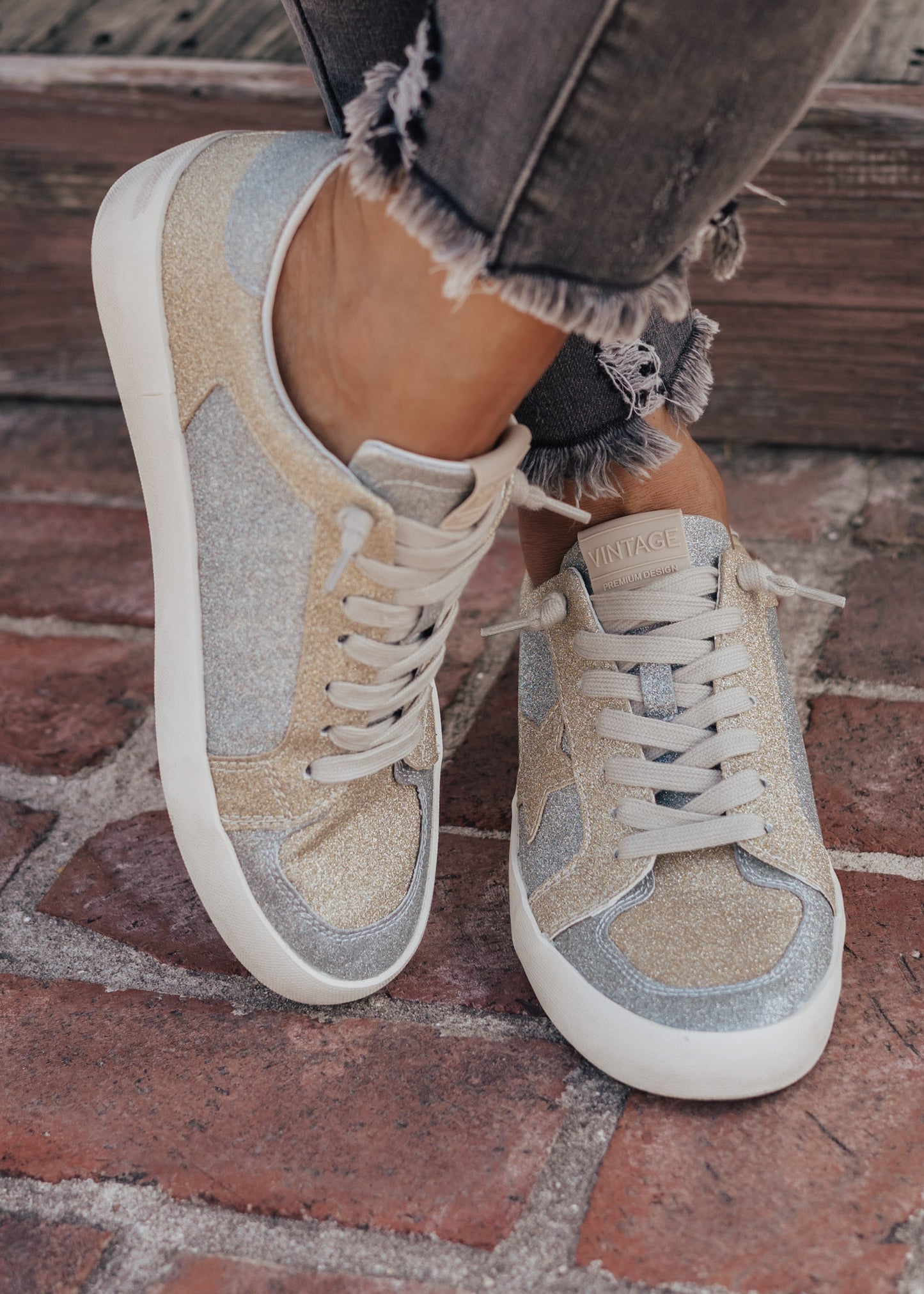 Vintage Havana KARA Shoe (6-11) *SILVER/GOLD