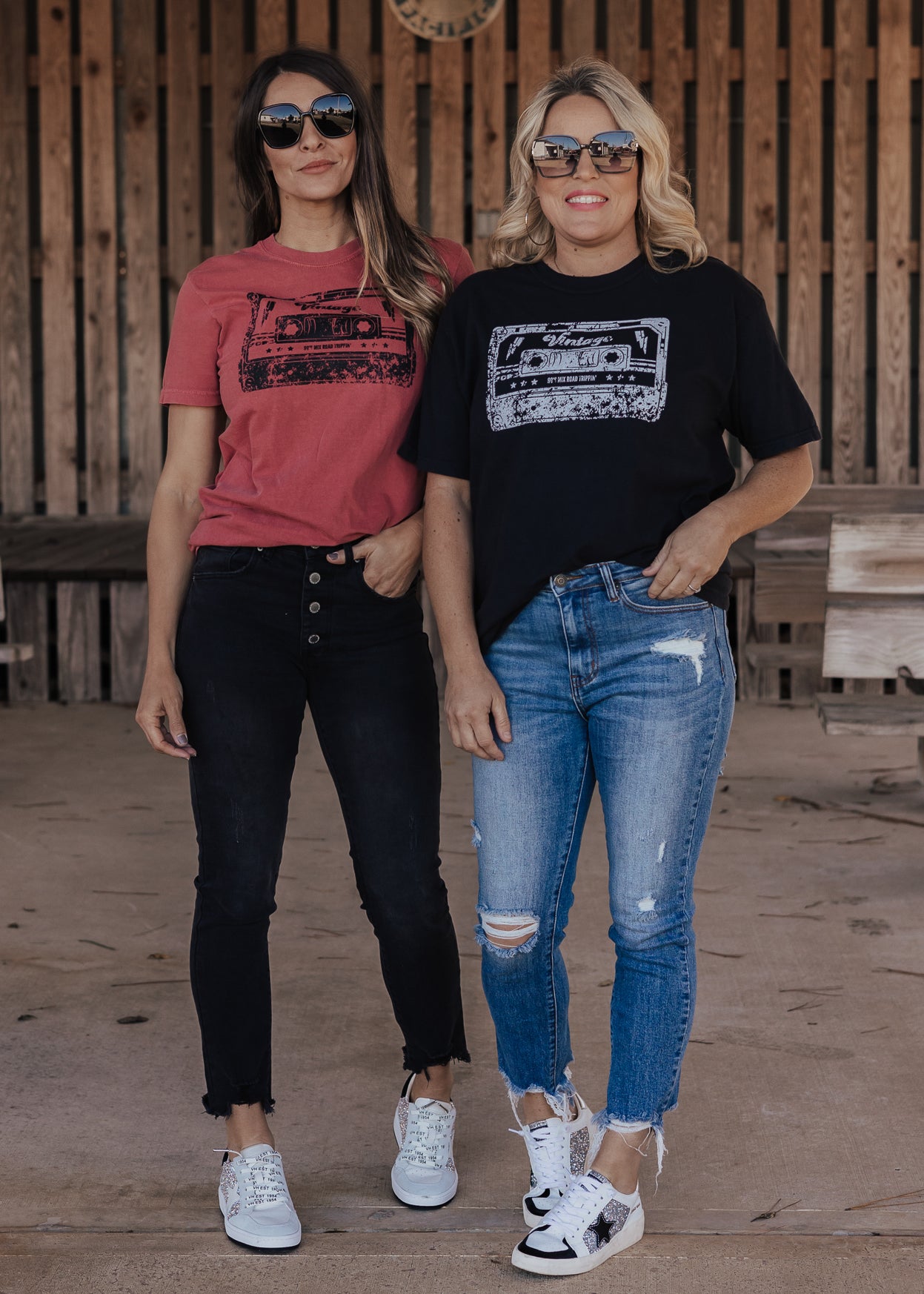 PRE-ORDER: Vintage Cassette Tee *Black (S-3X)