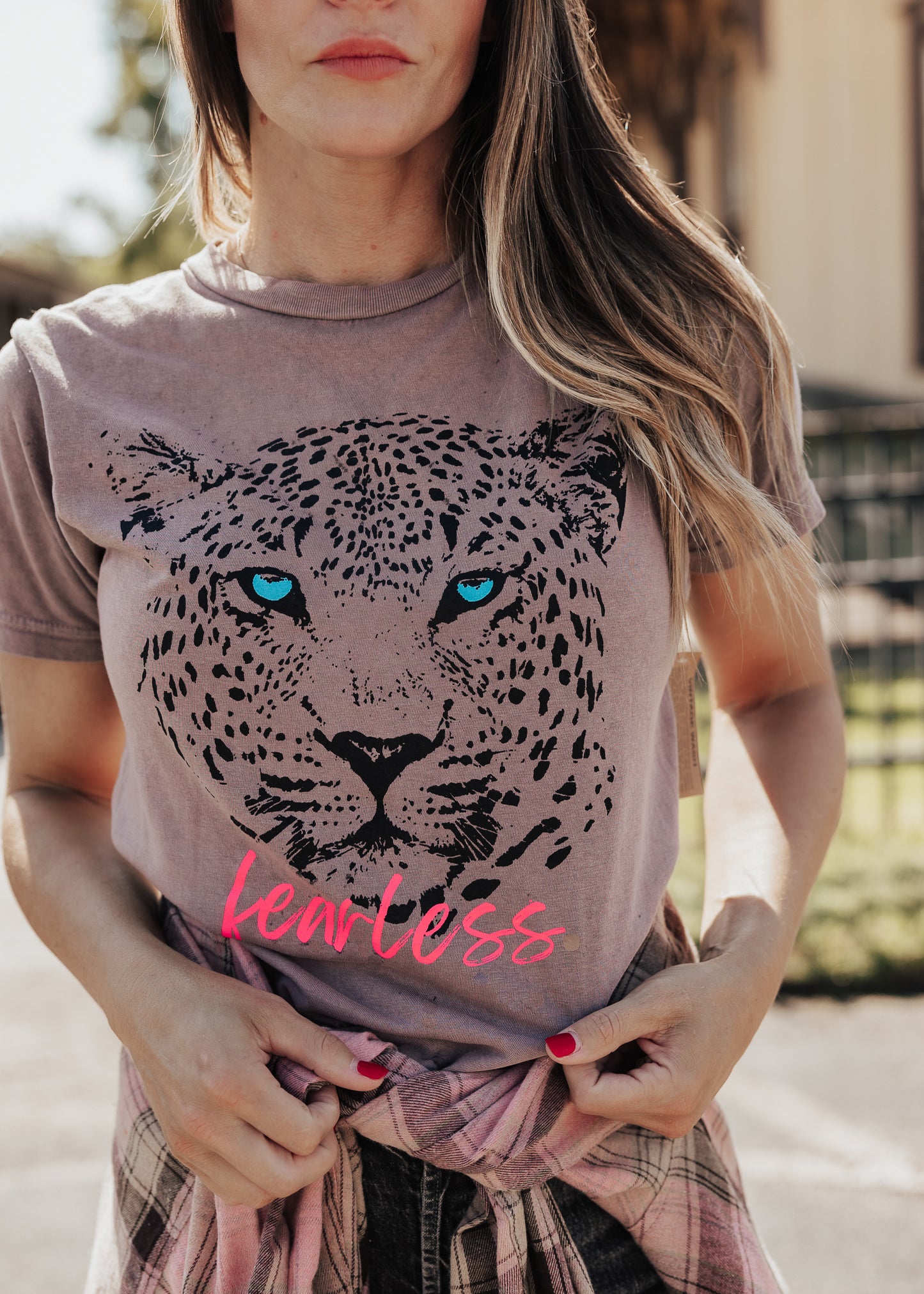 PRE-ORDER: Fearless Eyes Tee *Vintage Zinc (S-3X)