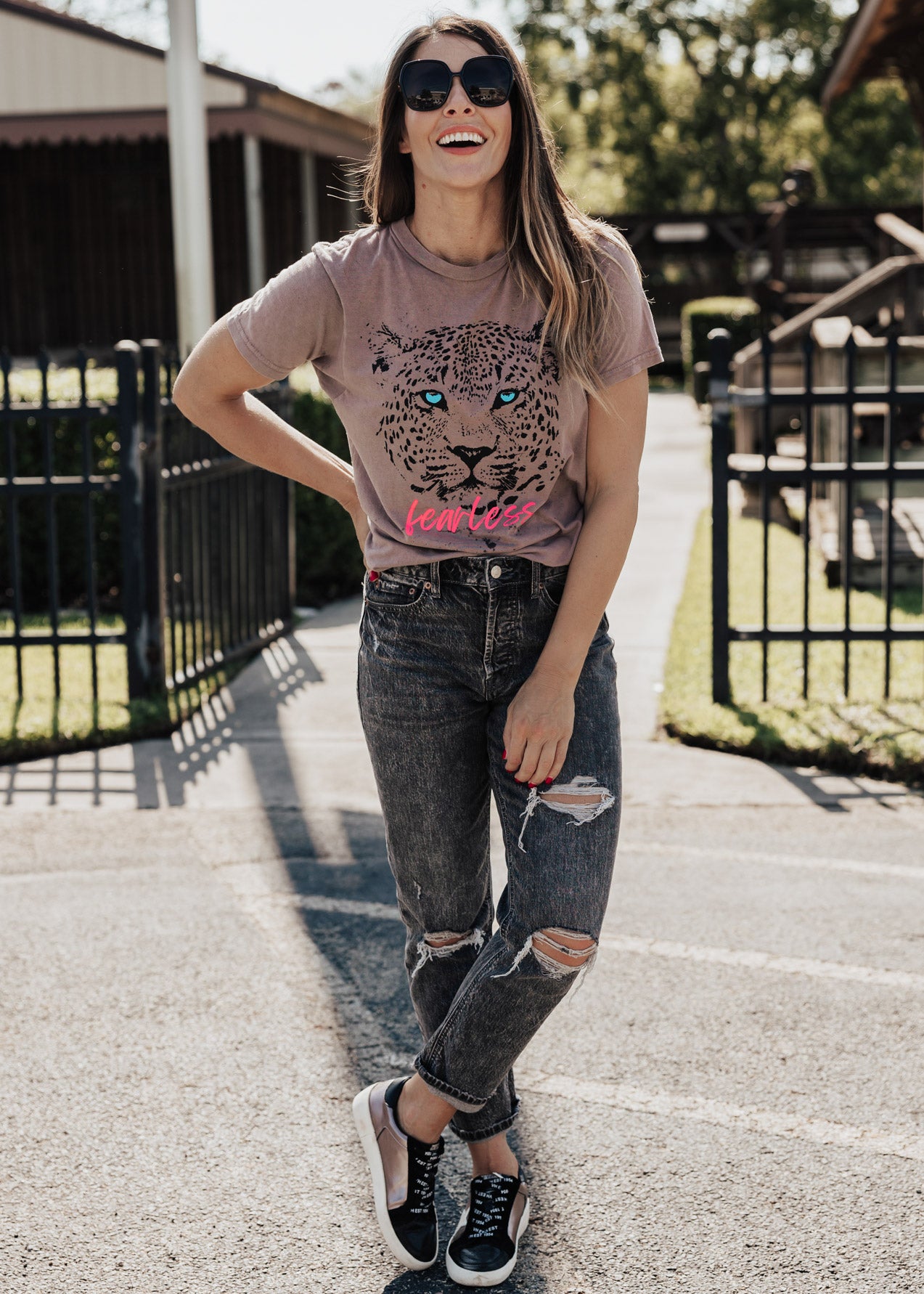 PRE-ORDER: Fearless Eyes Tee *Vintage Zinc (S-3X)