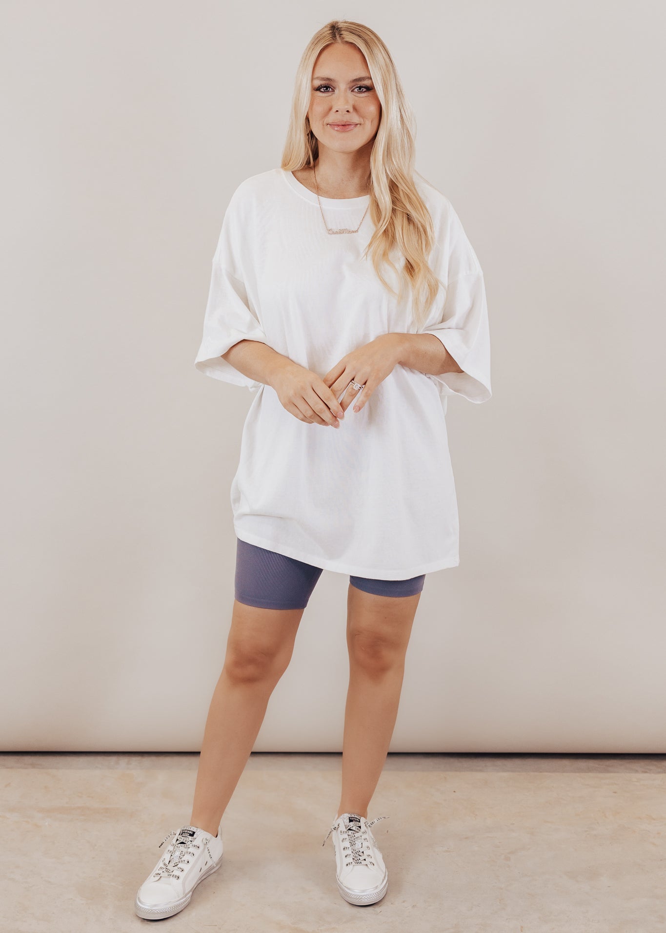 Spears Rib Biker Shorts *SLATE