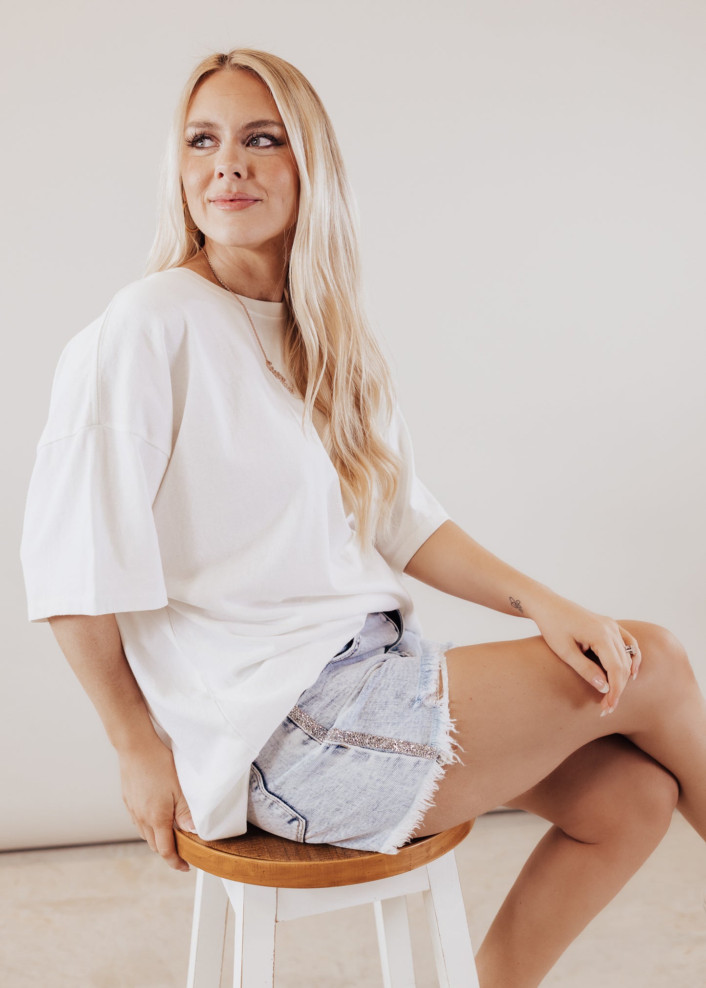 2X: Risen Rhinestone Shorts (S-3X)