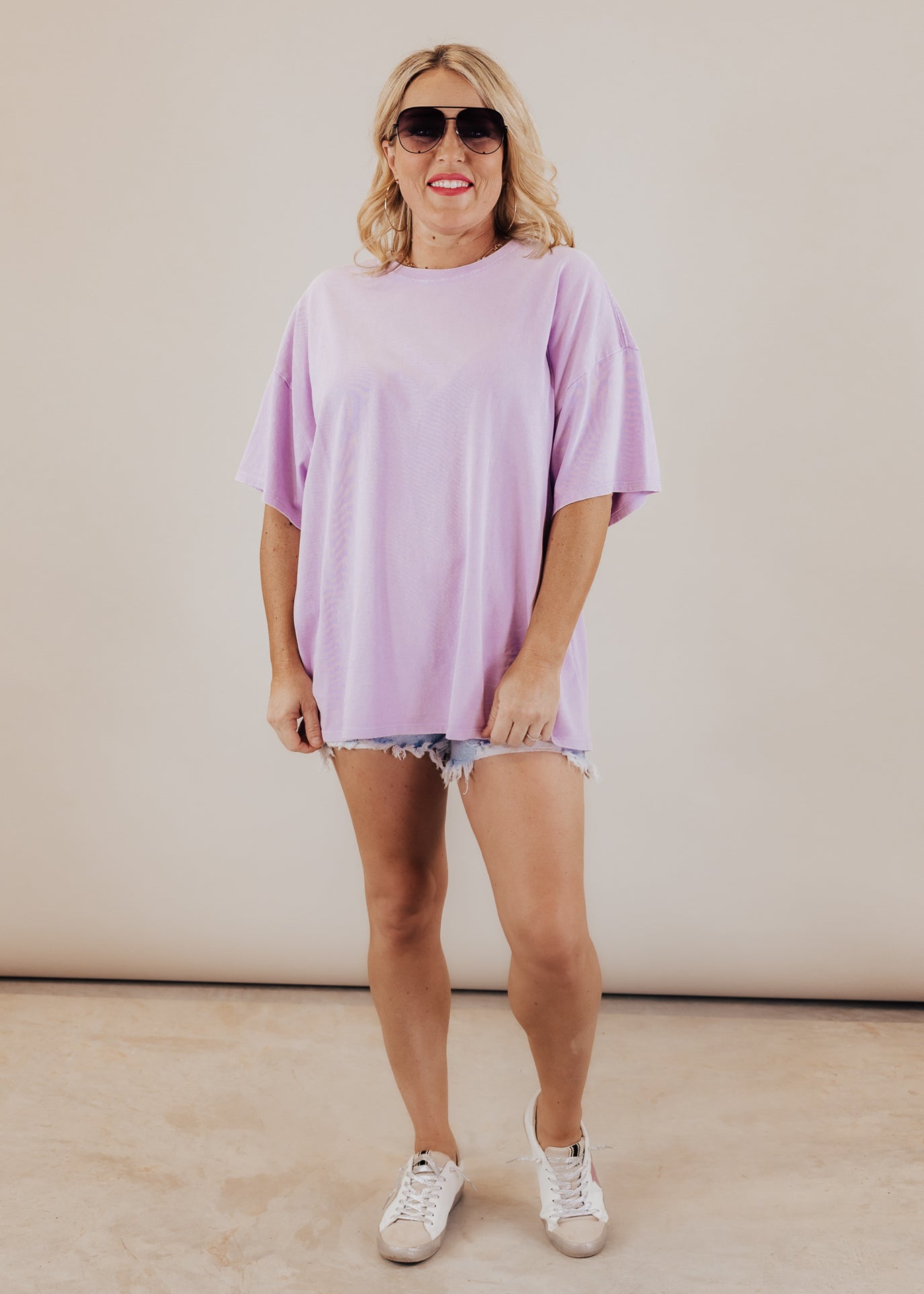 Oversized Charlie Top *PURPLE