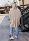 Ginger Dolman Top (CAN FIT XL) *MINERAL TAN