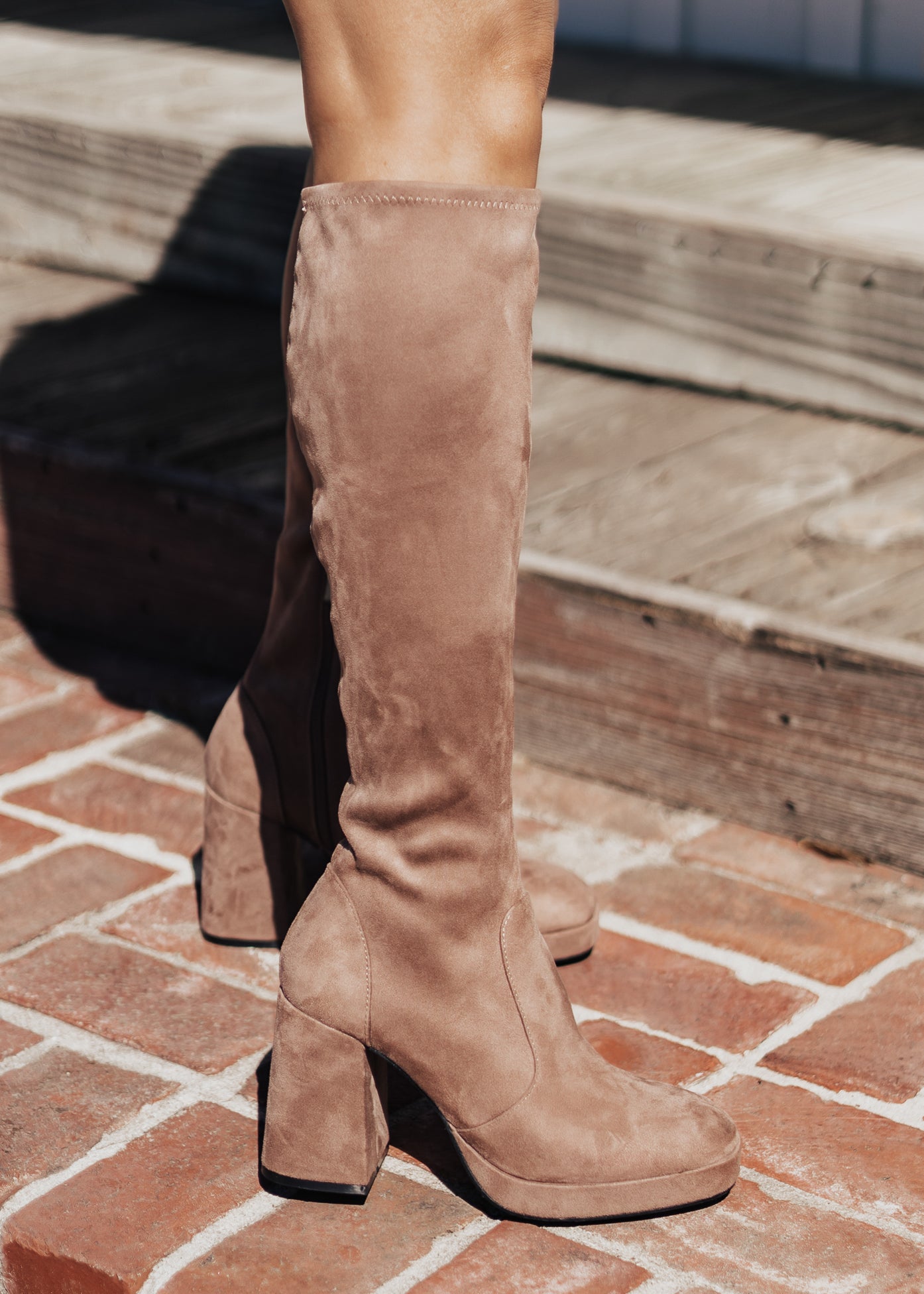SIZE 6, 6.5, 7.5, 8, 9, 10: Shu Shop ZENDAYA (6-10) *TAUPE SUEDE