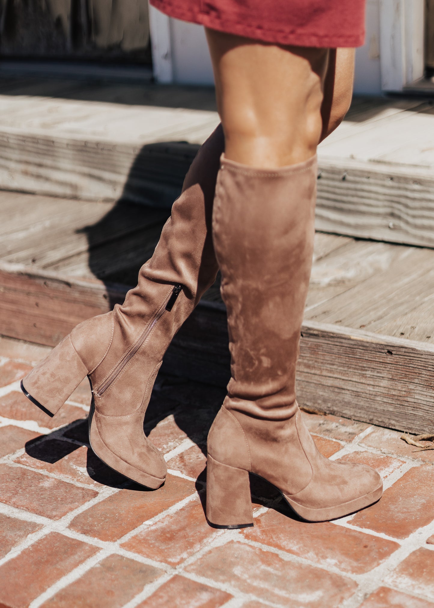 SIZE 6, 6.5, 7.5, 8, 9, 10: Shu Shop ZENDAYA (6-10) *TAUPE SUEDE