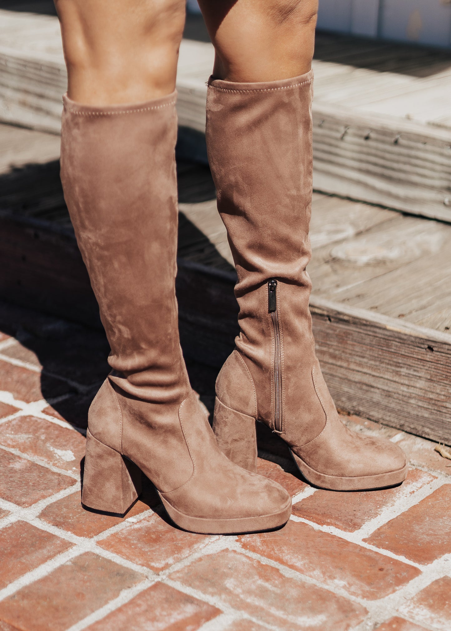 SIZE 6, 6.5, 7.5, 8, 9, 10: Shu Shop ZENDAYA (6-10) *TAUPE SUEDE